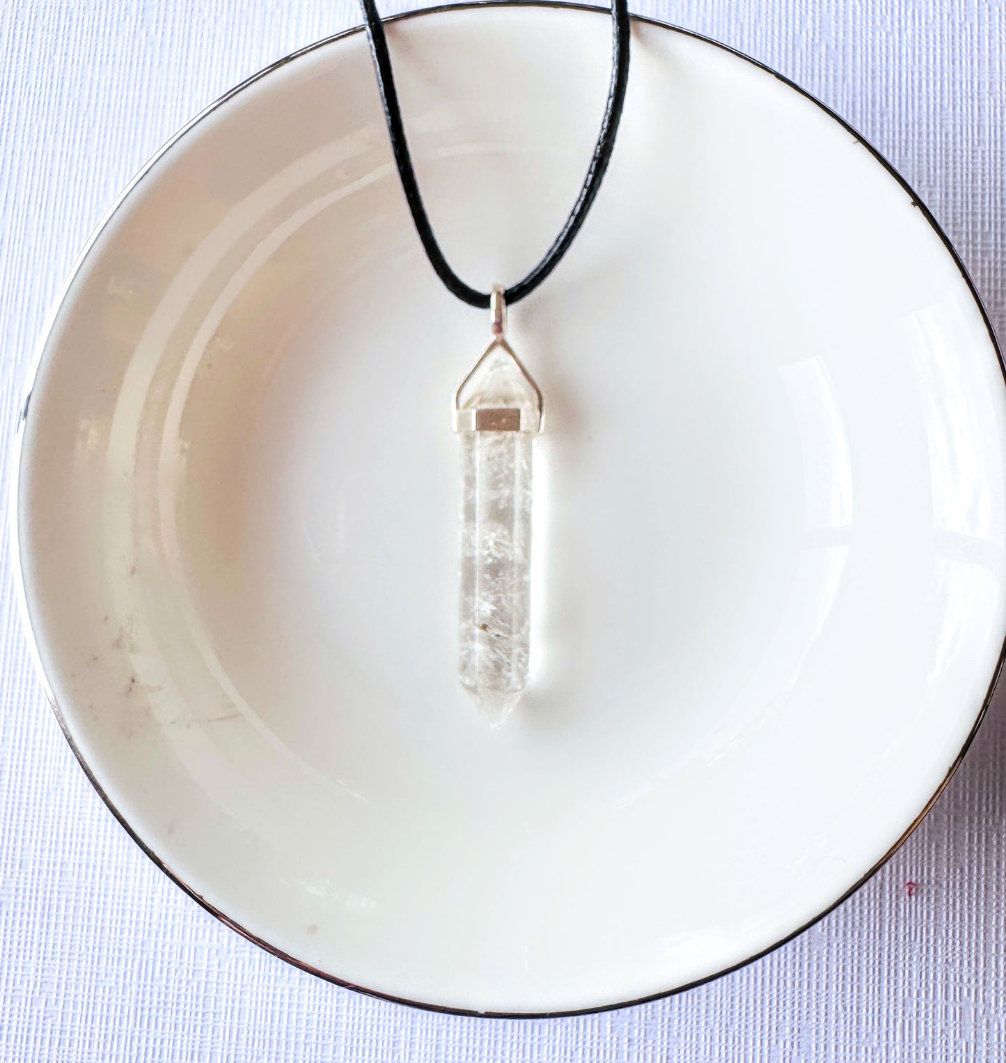 Stirling Silver Crystal Pendants