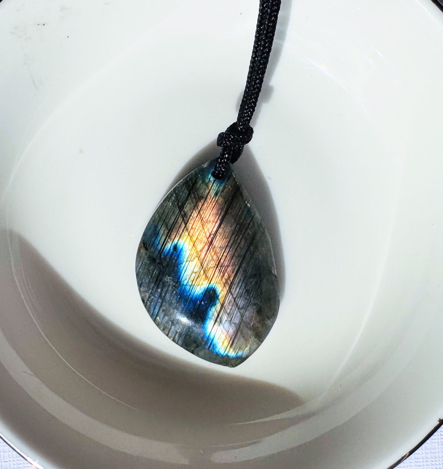 Labradorite Cut Polished Pendants