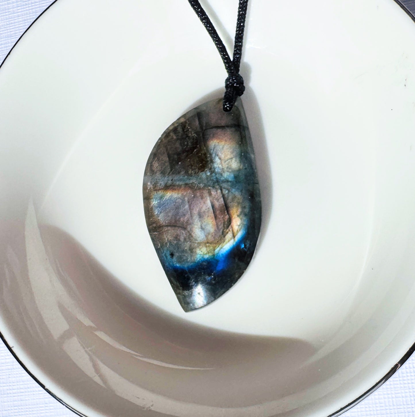 Labradorite Cut Polished Pendants