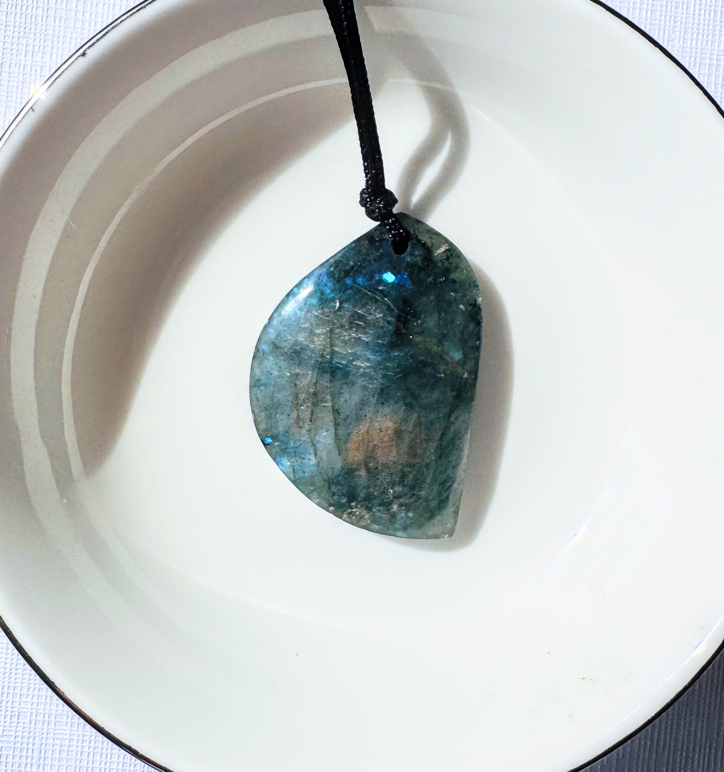 Labradorite Cut Polished Pendants