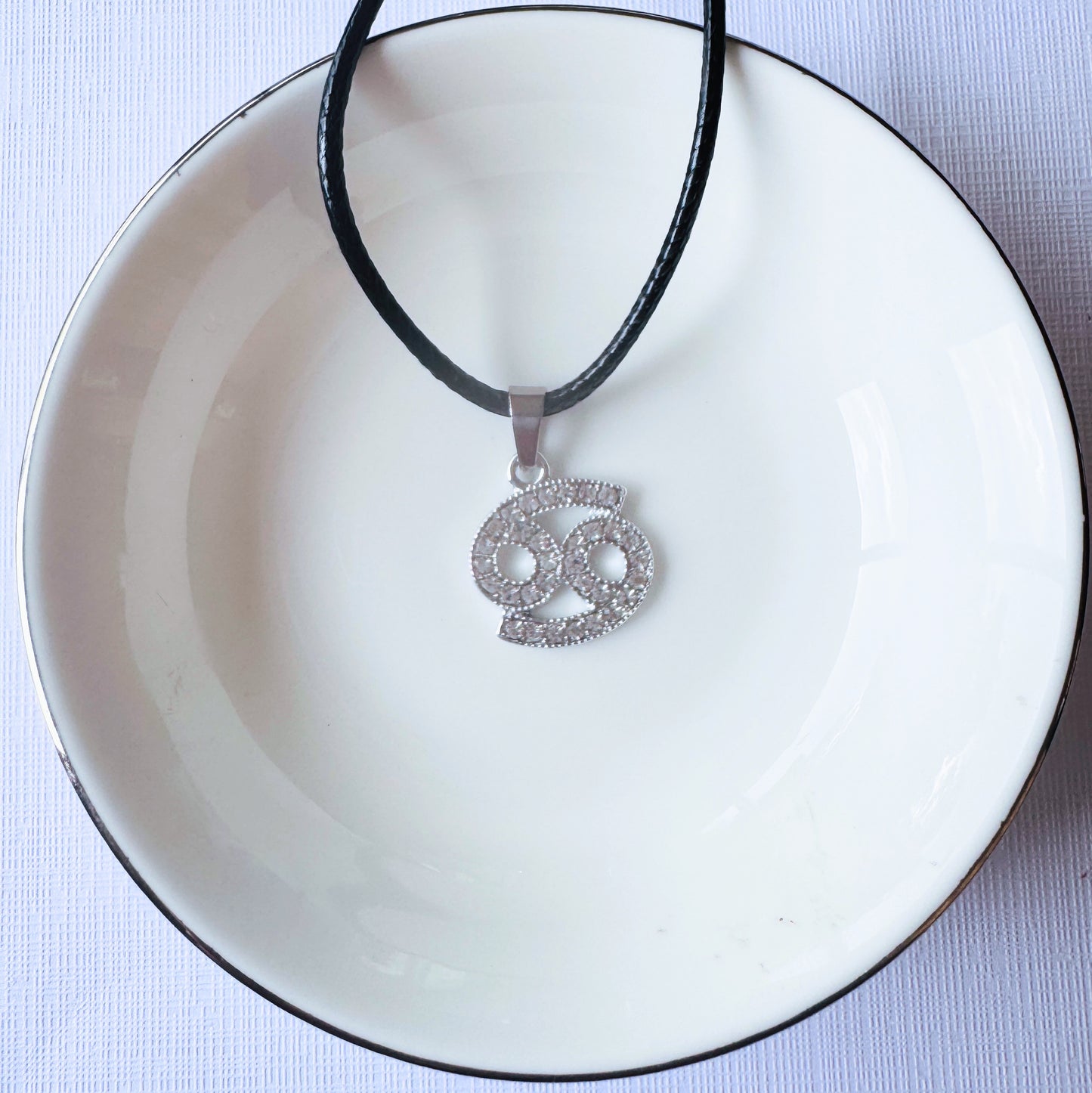 Zodiac Charm Pendant (cord)