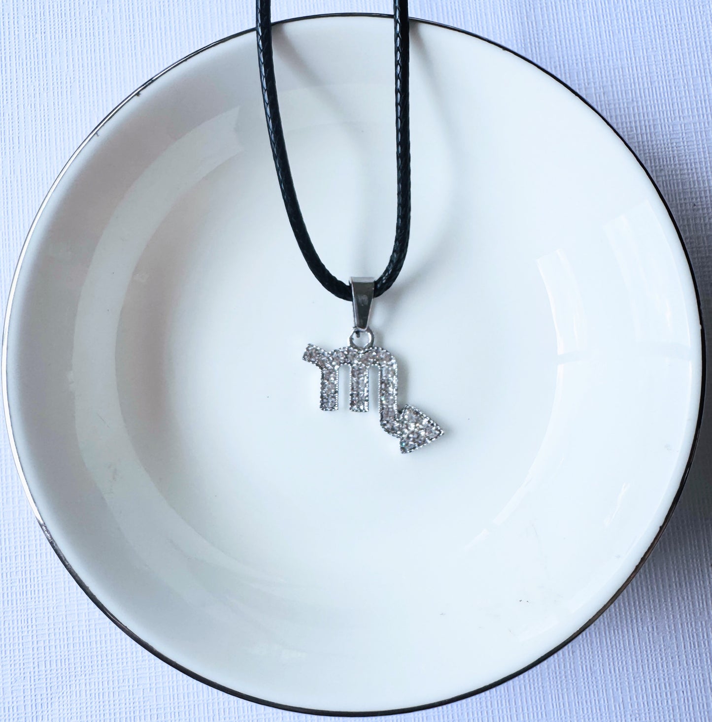 Zodiac Charm Pendant (cord)