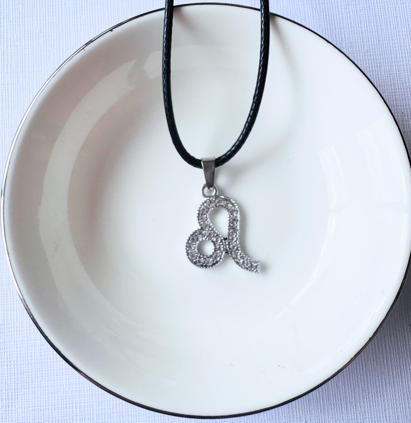 Zodiac Charm Pendant (cord)