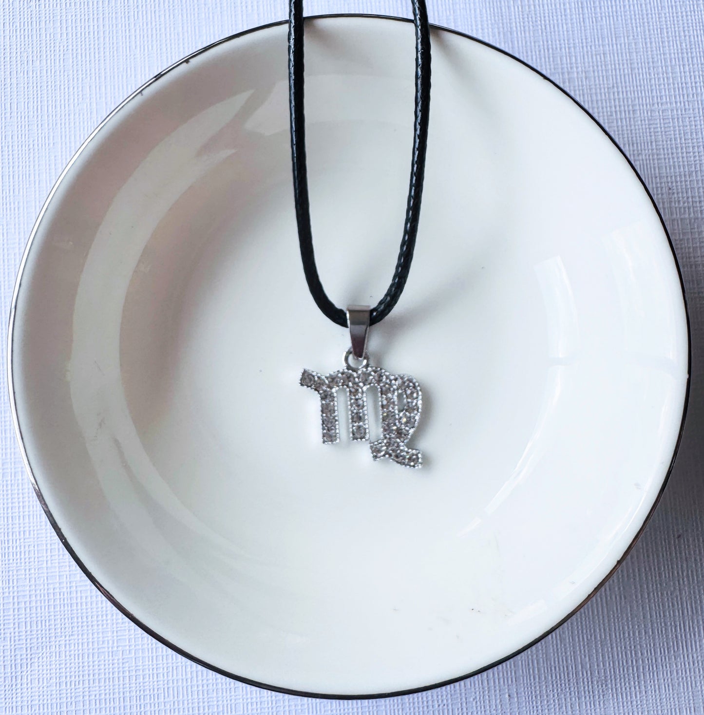 Zodiac Charm Pendant (cord)