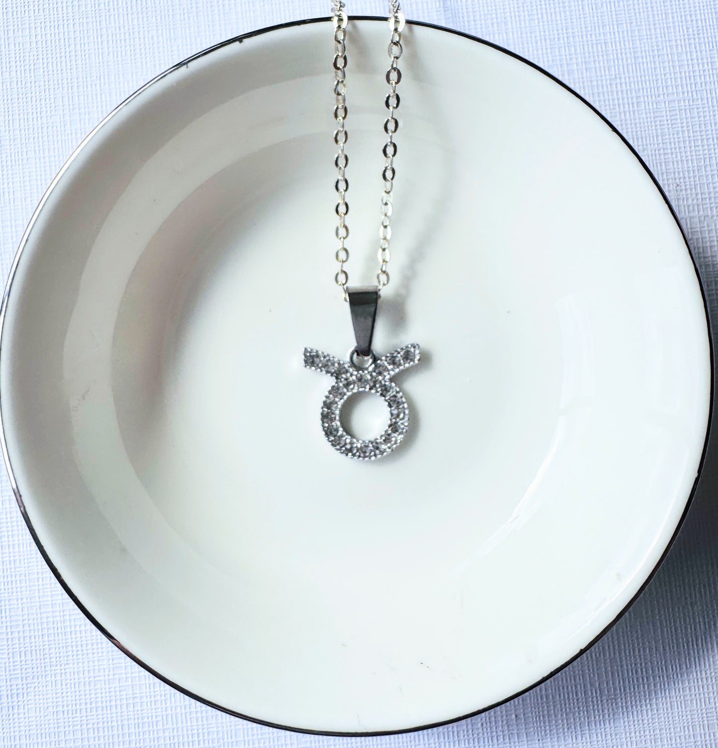 Zodiac charm pendant (chain)