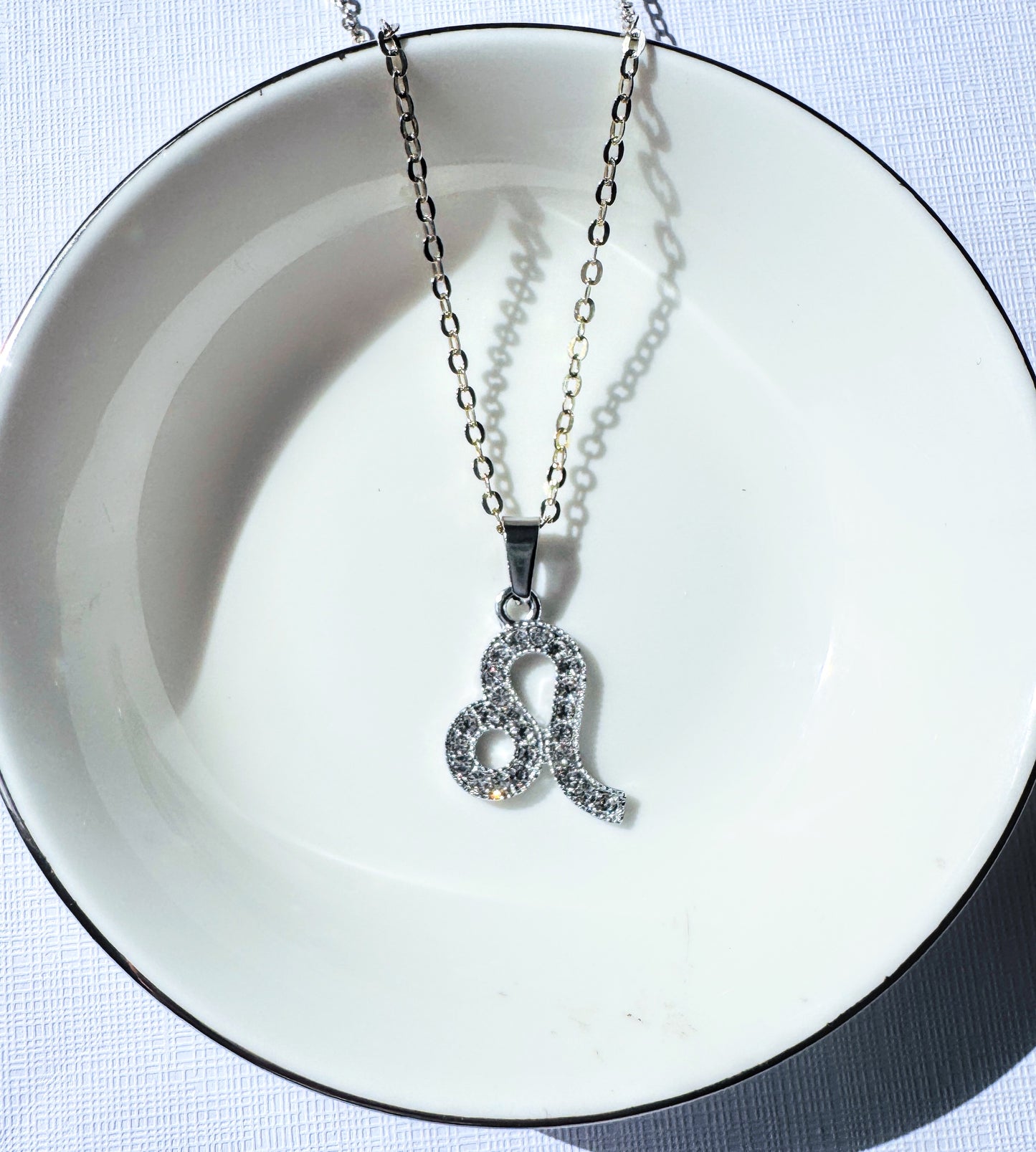 Zodiac charm pendant (chain)