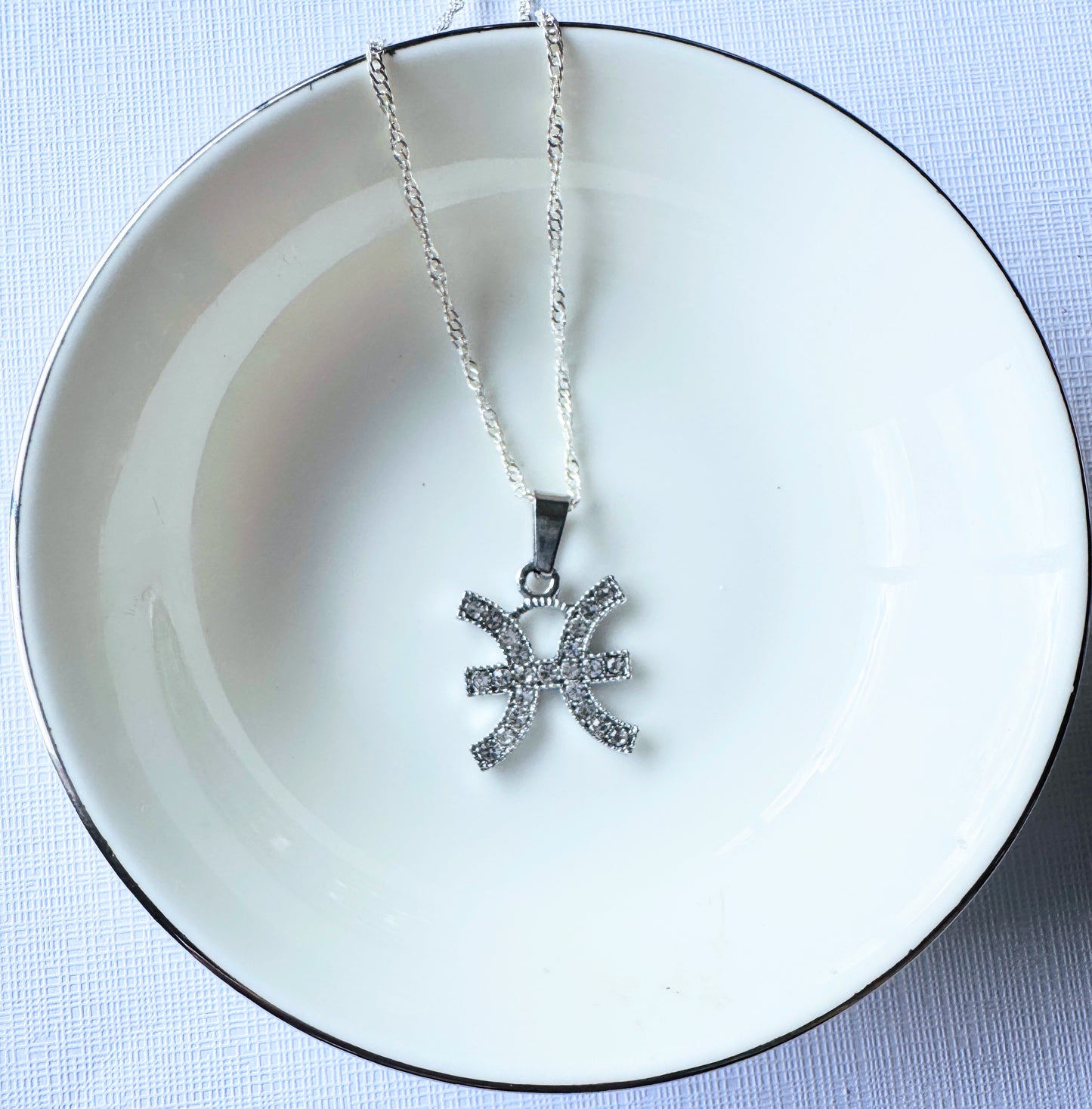 Zodiac charm pendant (chain)