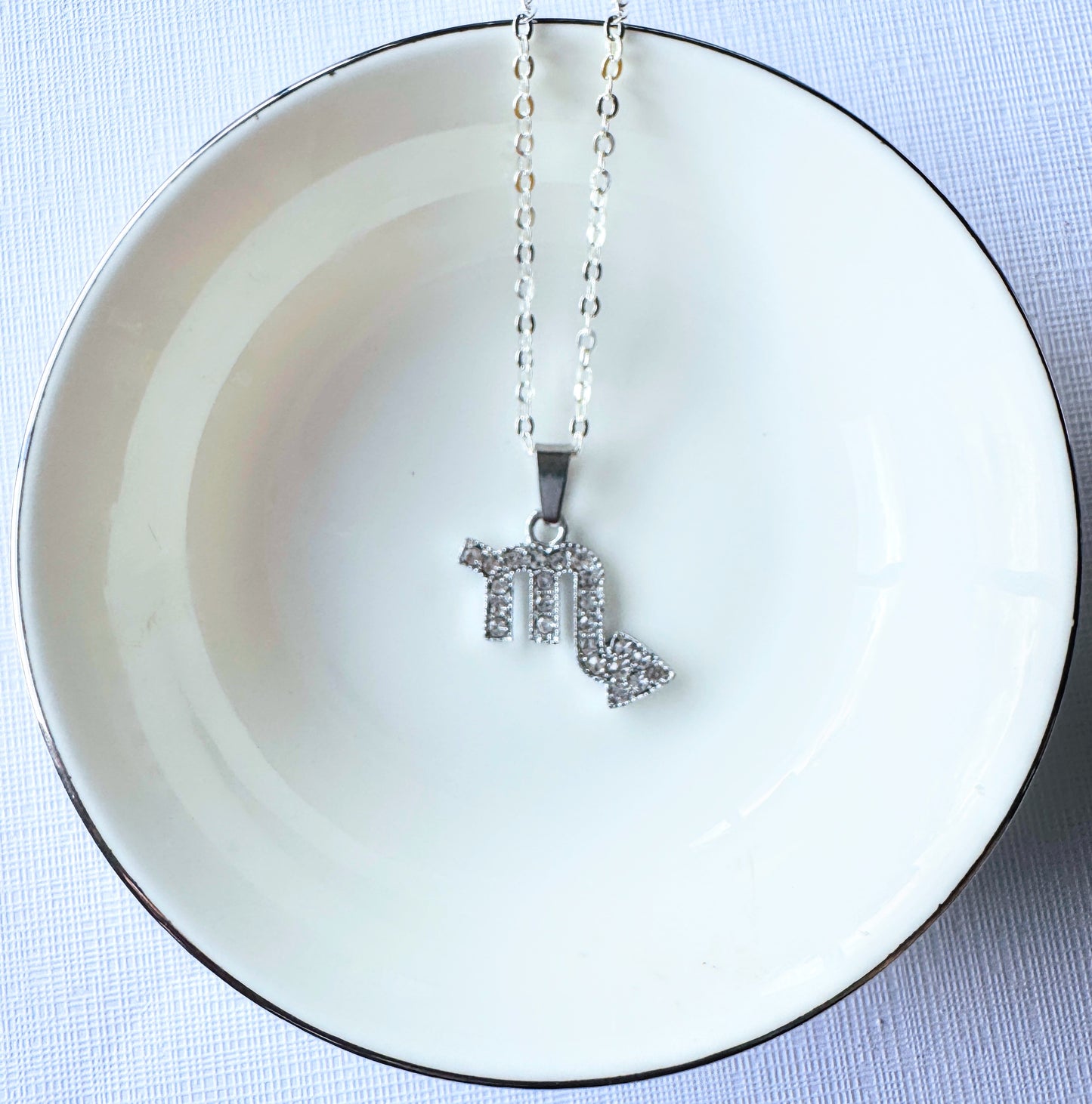 Zodiac charm pendant (chain)