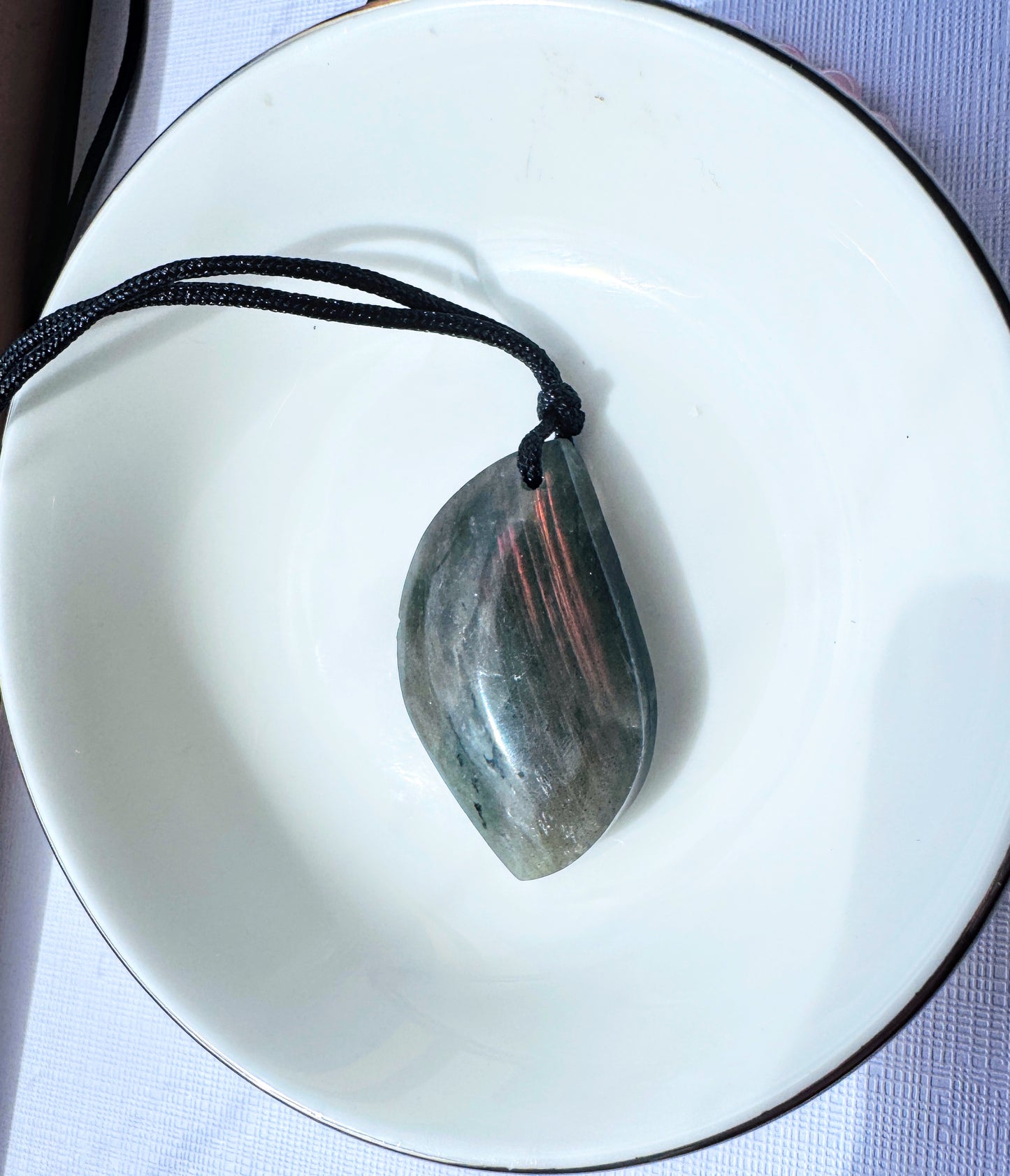 Labradorite Cut Polished Pendants