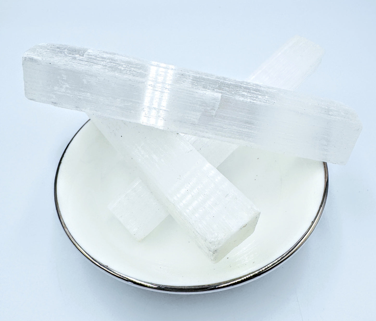 Satin Spa / Selenite Wands 10cm