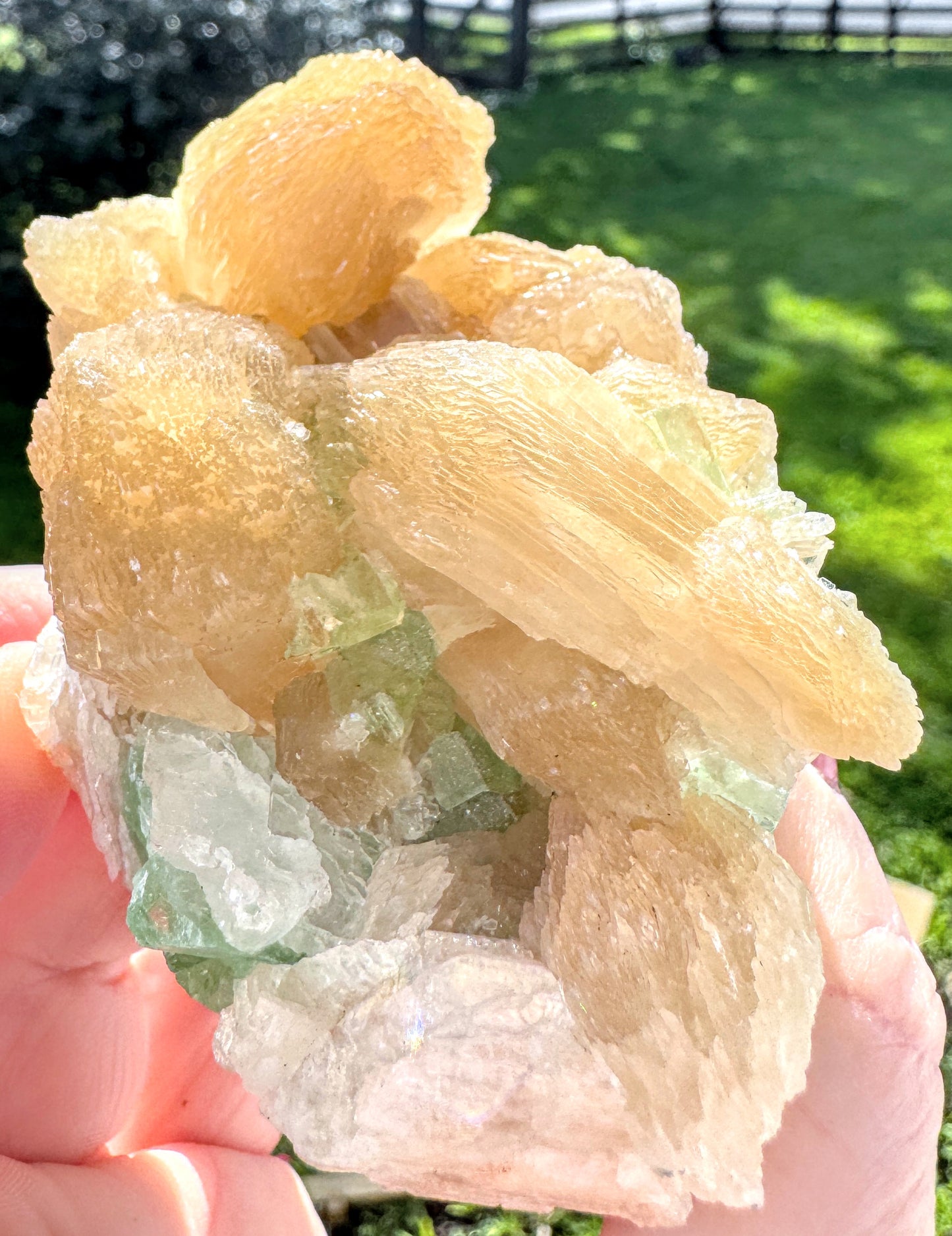 Apophyllite with Stilbite #18
