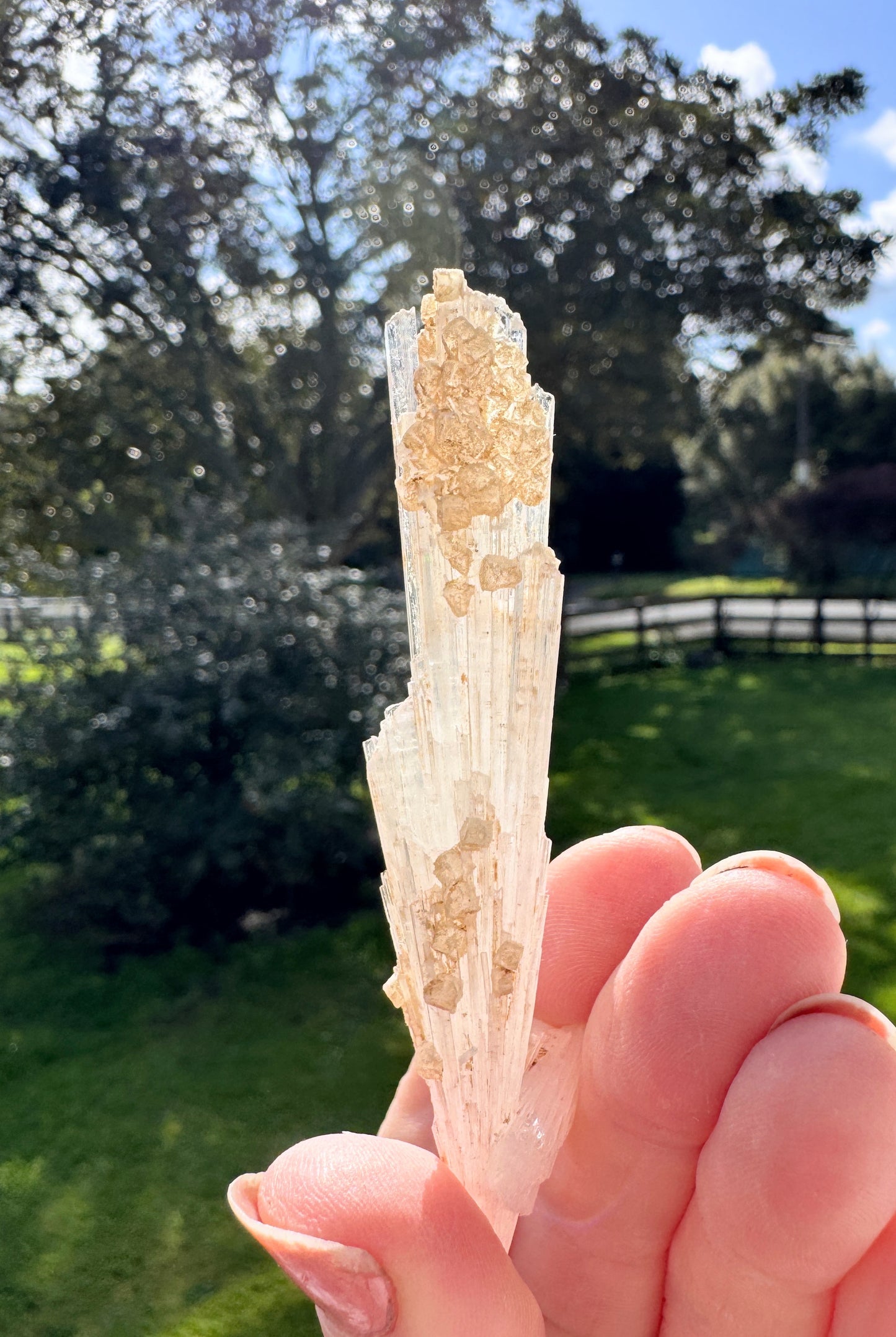 Stilbite crystal blade #2