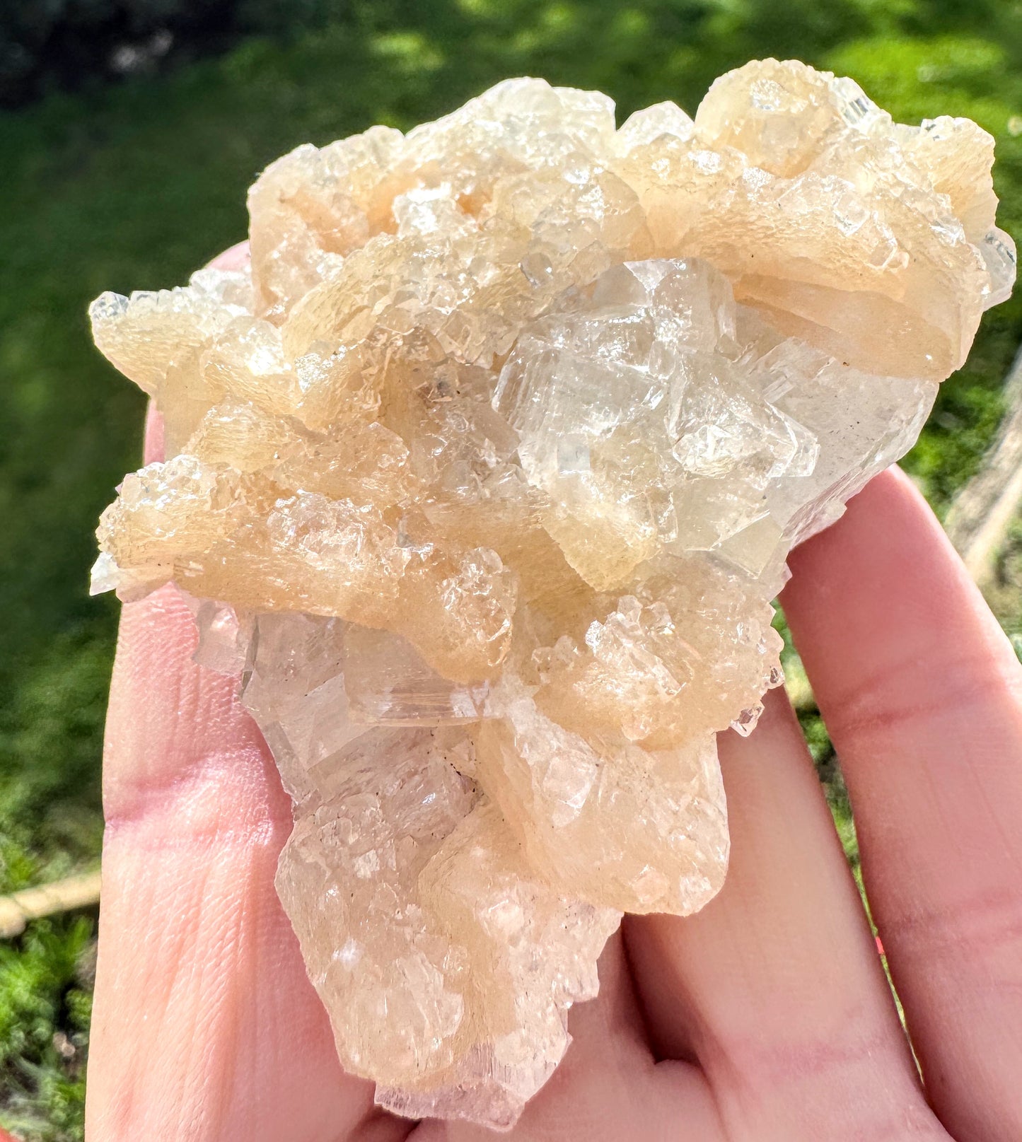 Apophyllite Stilbite Cluster #4