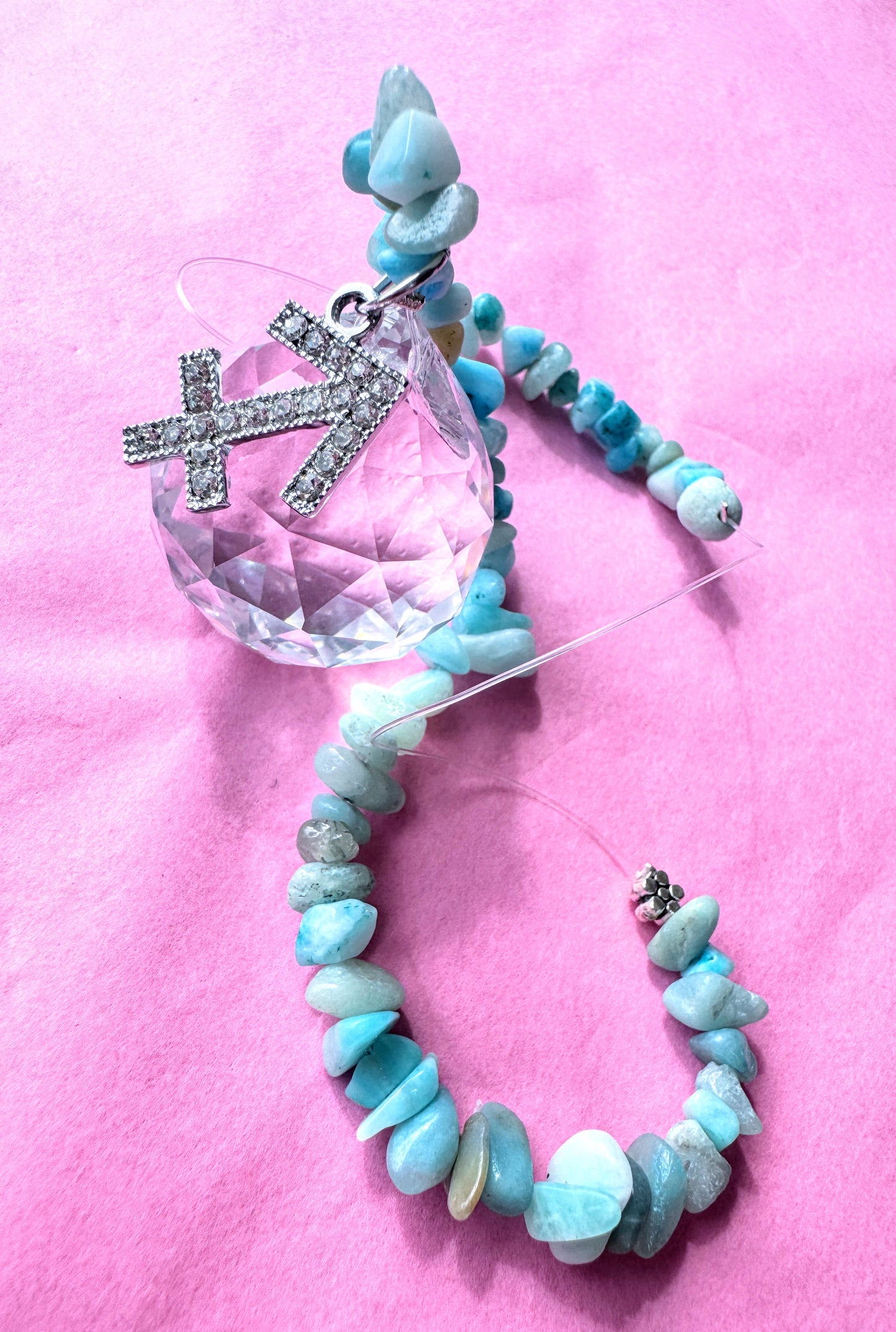 Zodiac Suncatcher With Zodiac Charm.