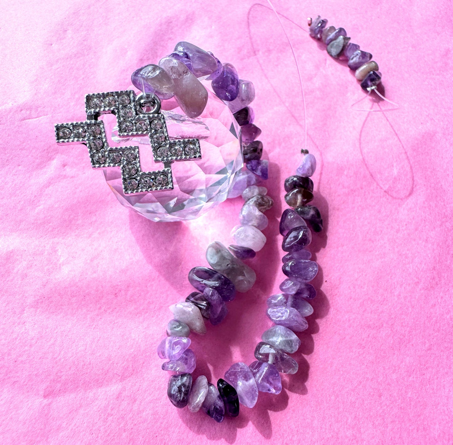 Zodiac Suncatcher With Zodiac Charm.