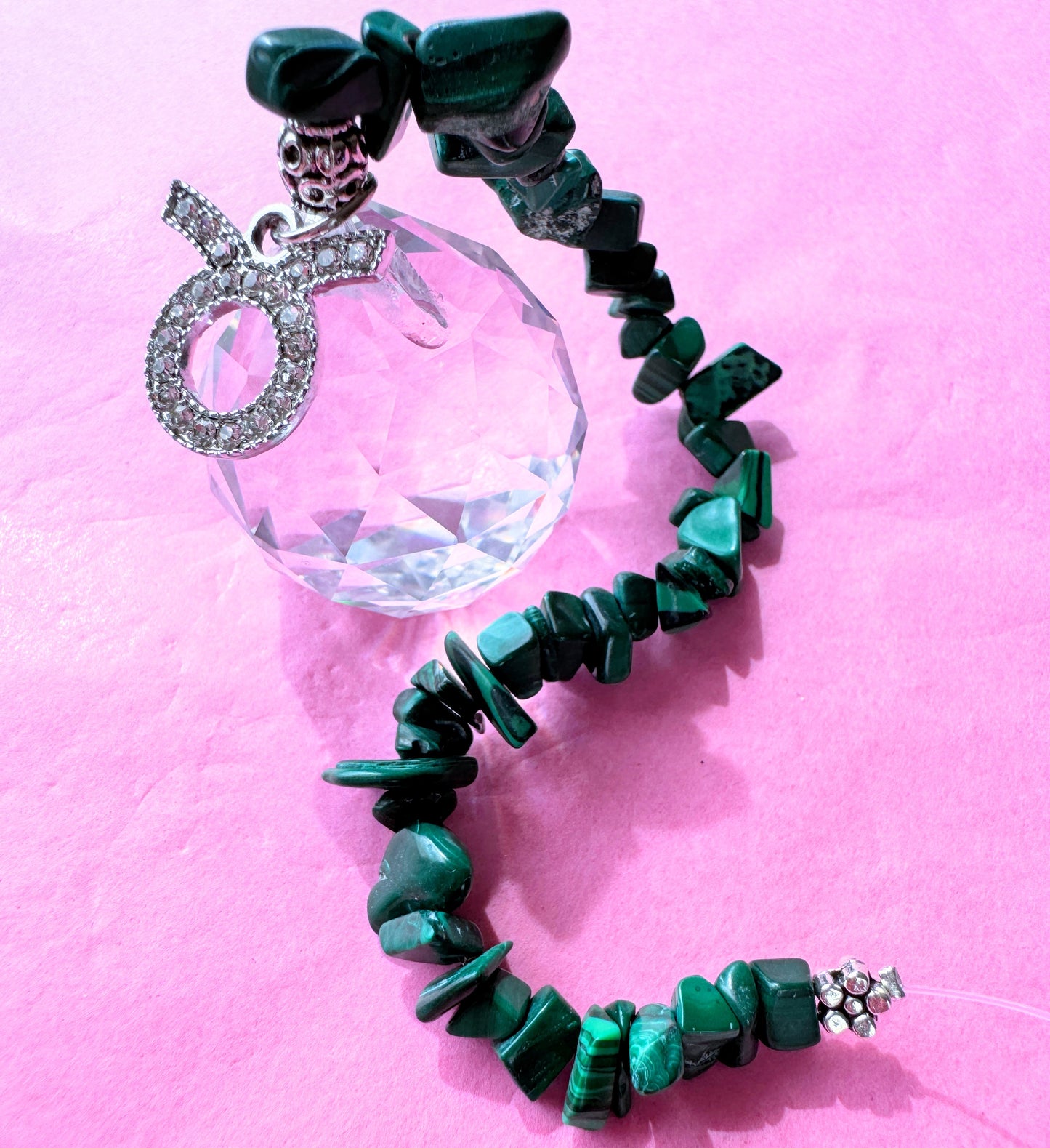 Zodiac Suncatcher With Zodiac Charm.