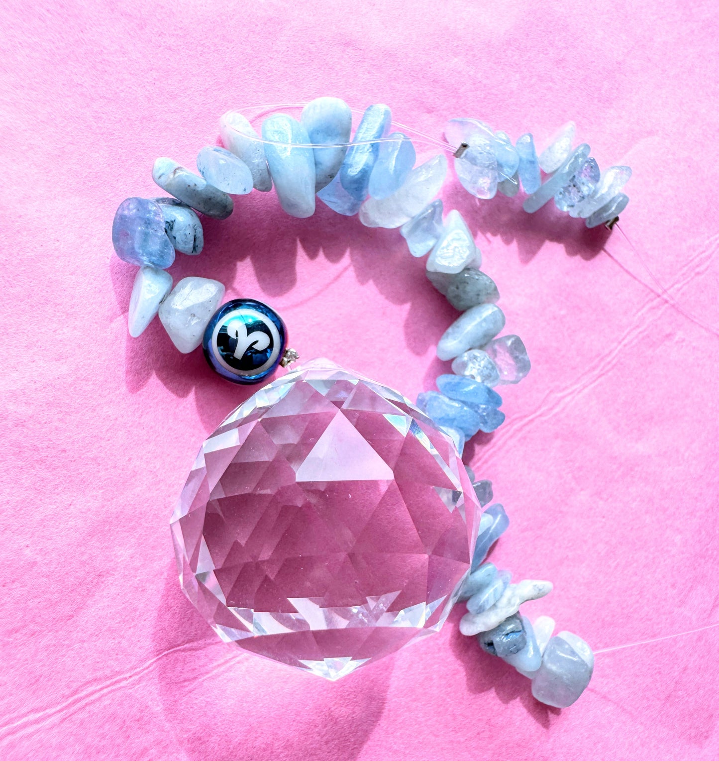 Zodiac Suncatcher With Zodiac Bead.
