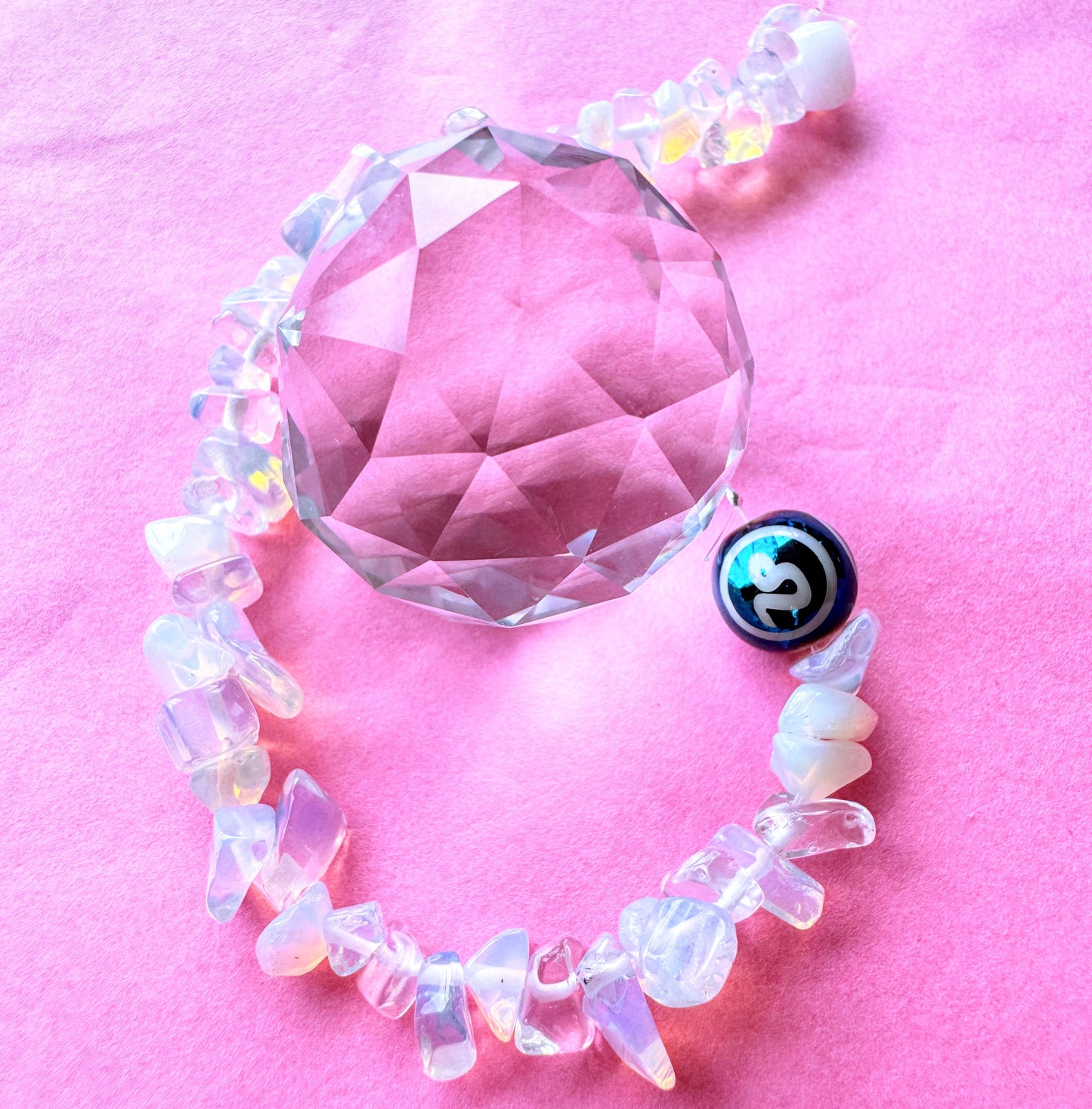 Zodiac Suncatcher With Zodiac Bead.