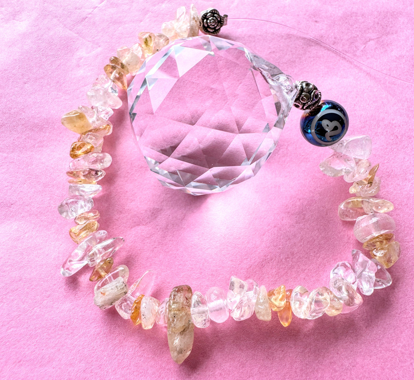 Zodiac Suncatcher With Zodiac Bead.