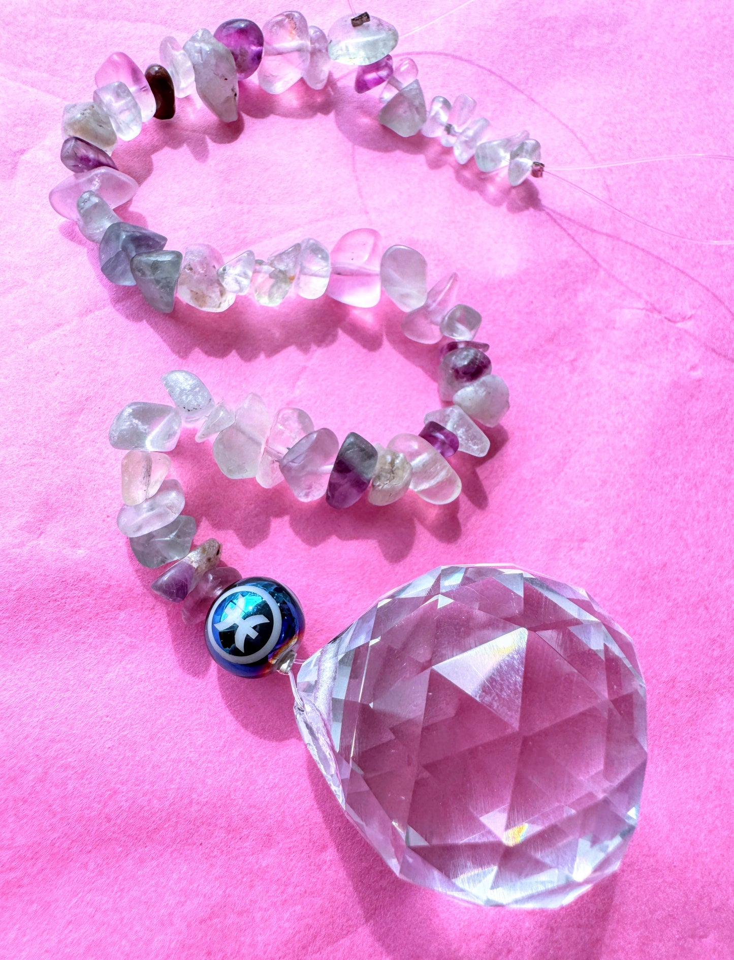 Zodiac Suncatcher With Zodiac Bead.