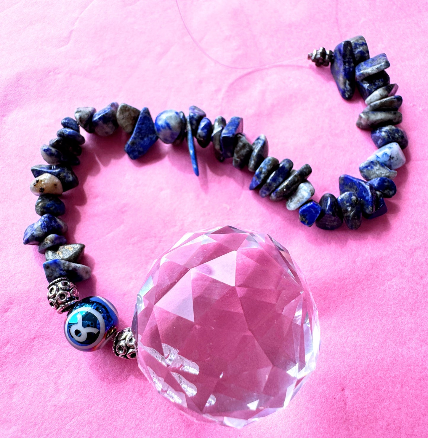 Zodiac Suncatcher With Zodiac Bead.