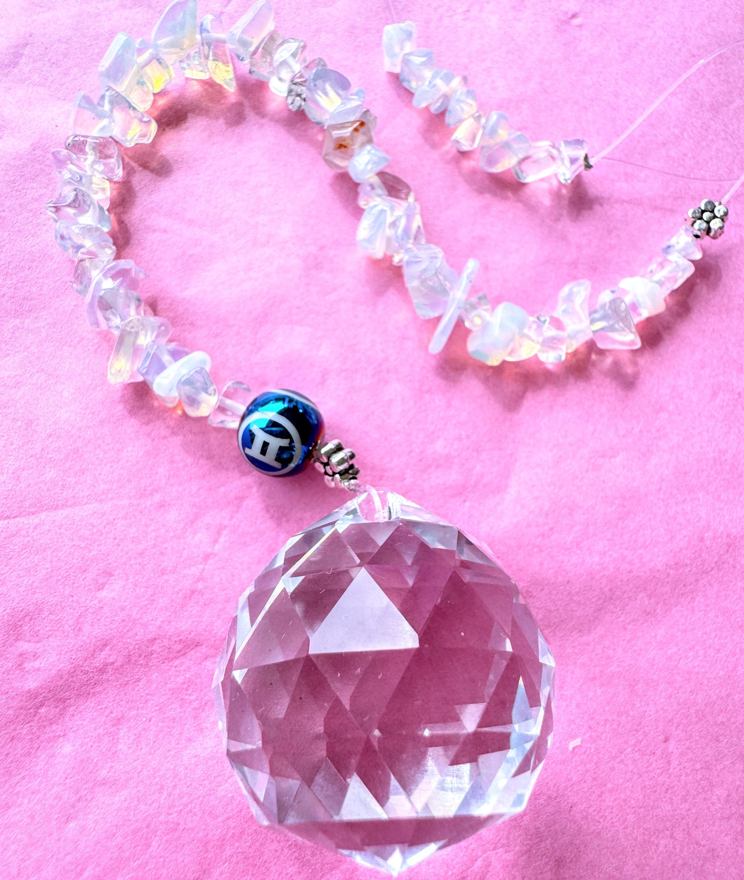 Zodiac Suncatcher With Zodiac Bead.