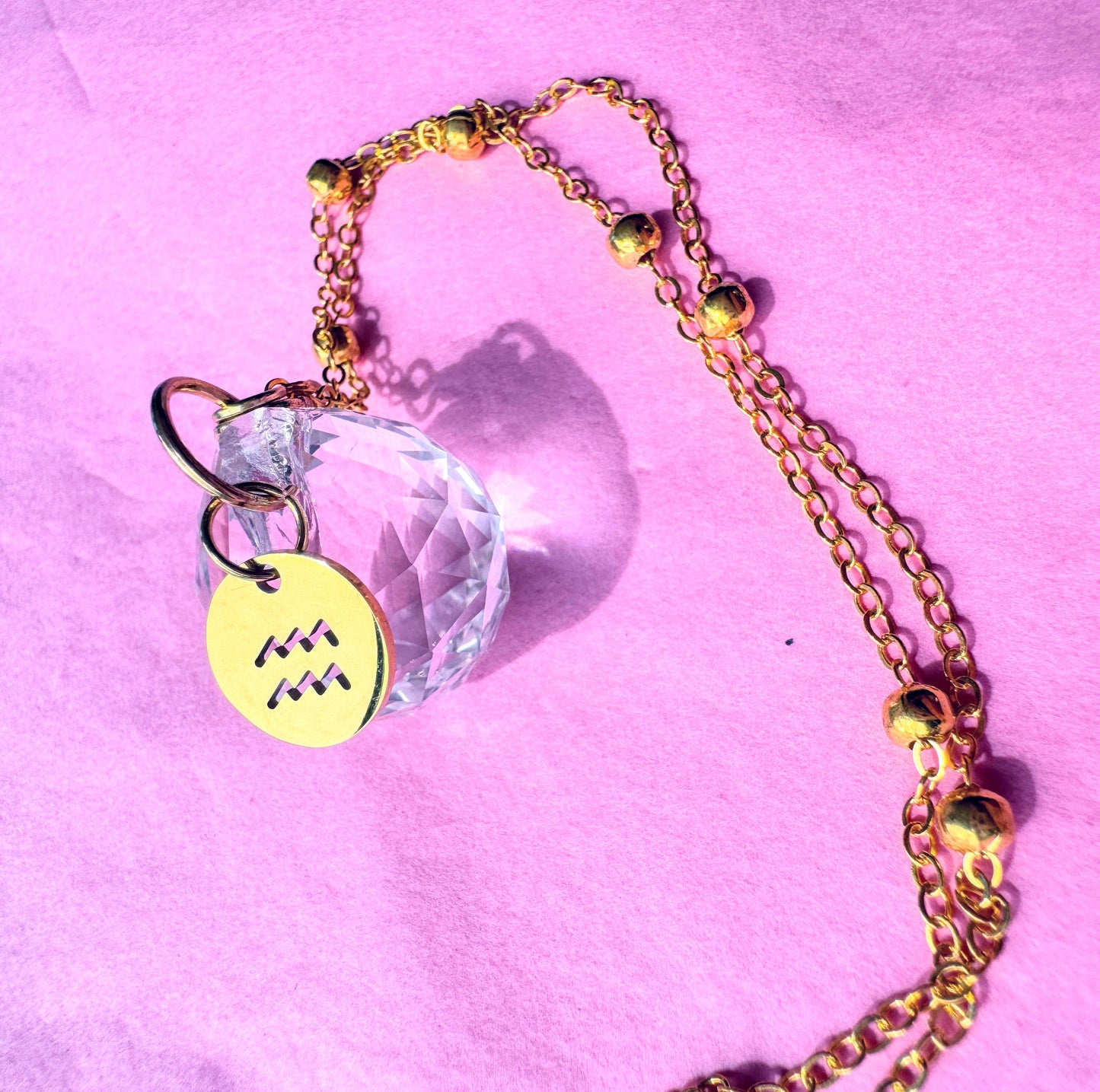 Rear View Mirror Zodiac Suncatcher