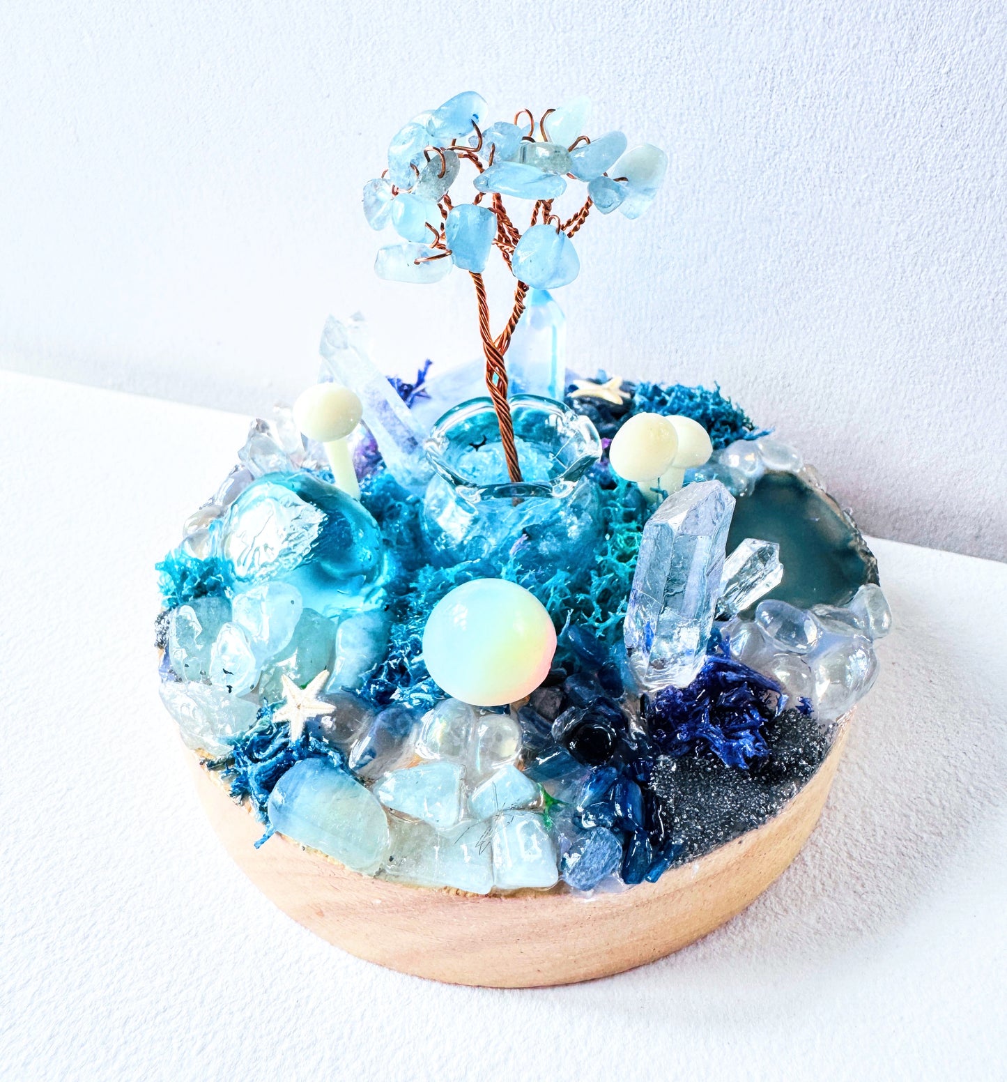 Ocean Fairy Crystal Garden Lamp