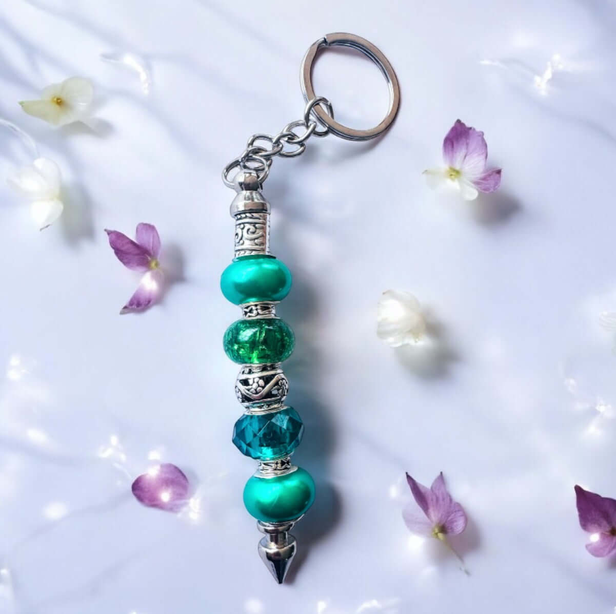 Beaded key rings/ Crystal Goddess NZ