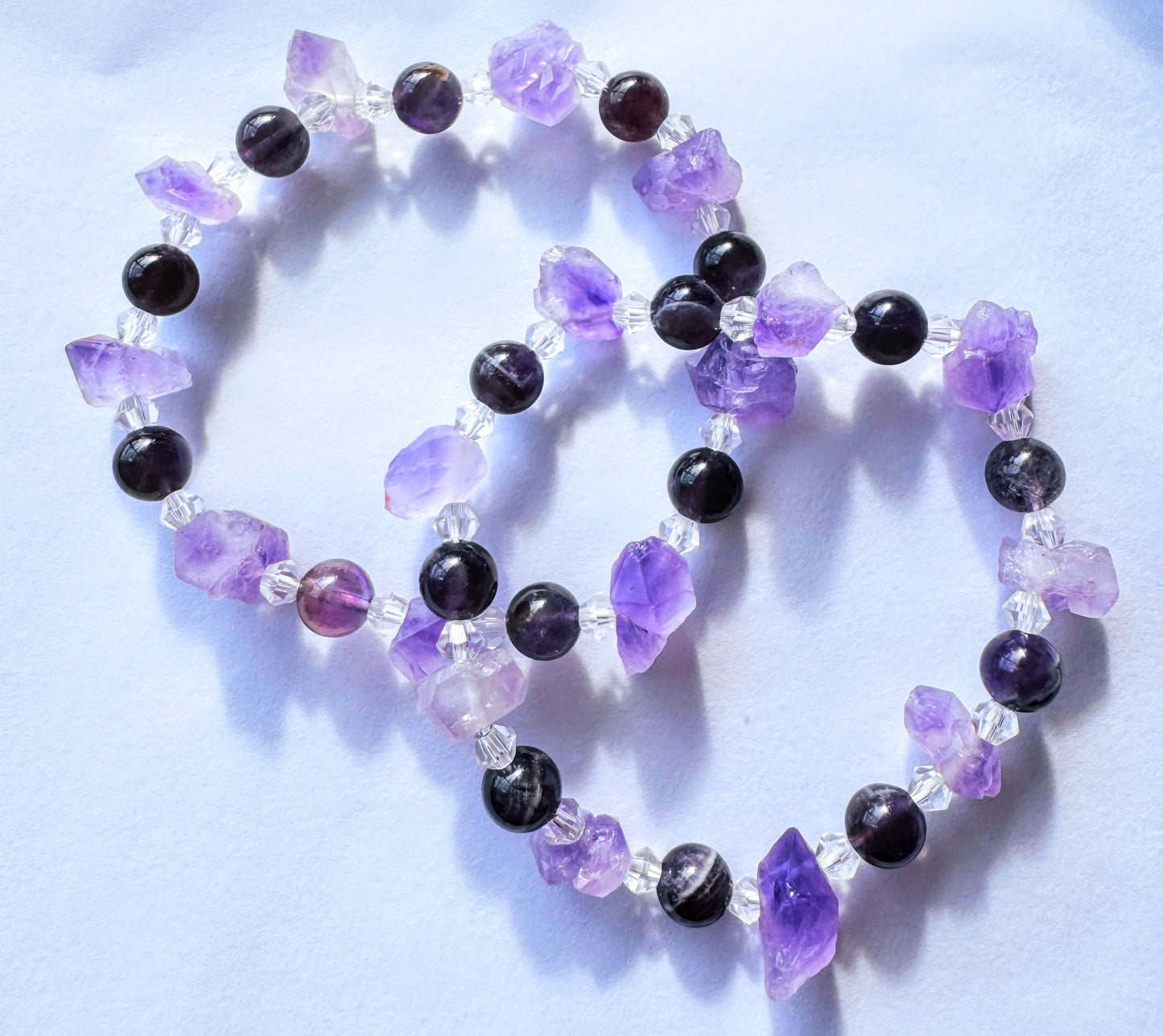 Amethyst Flower Bracelet