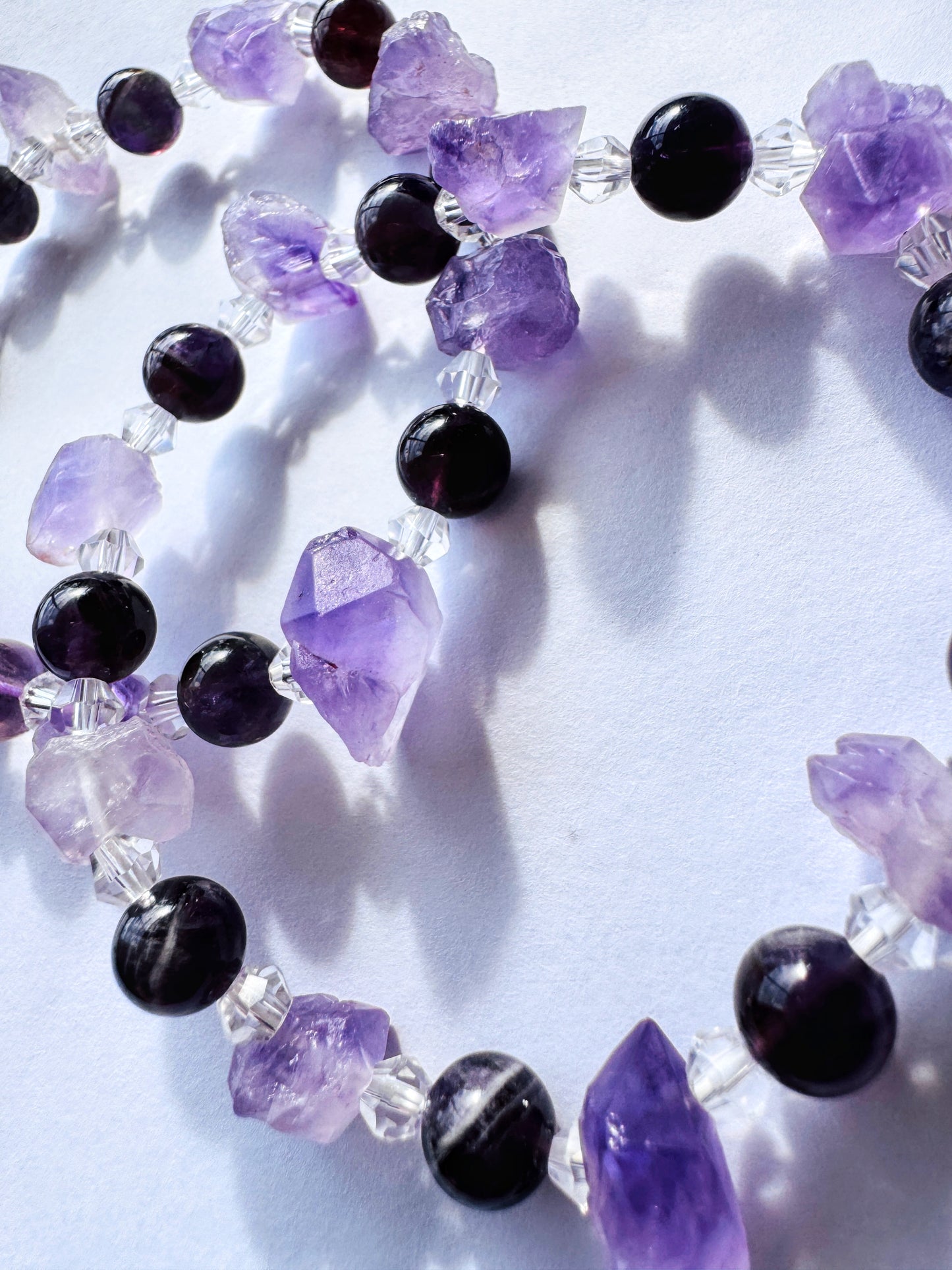 Amethyst Flower Bracelet