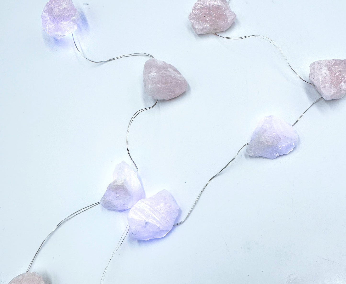 Rose Quartz Fairy Lights 2M Cool Light.