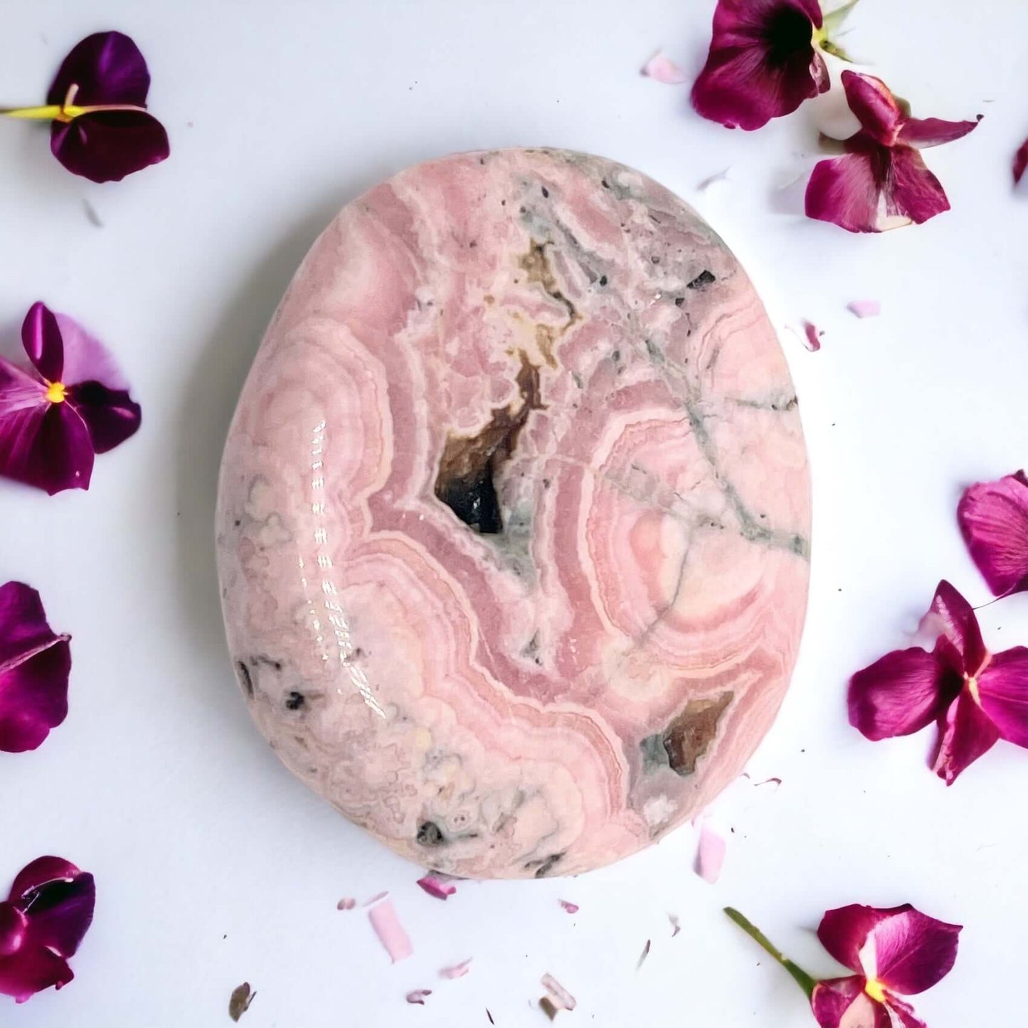 Rhodochrosite Flat Stones