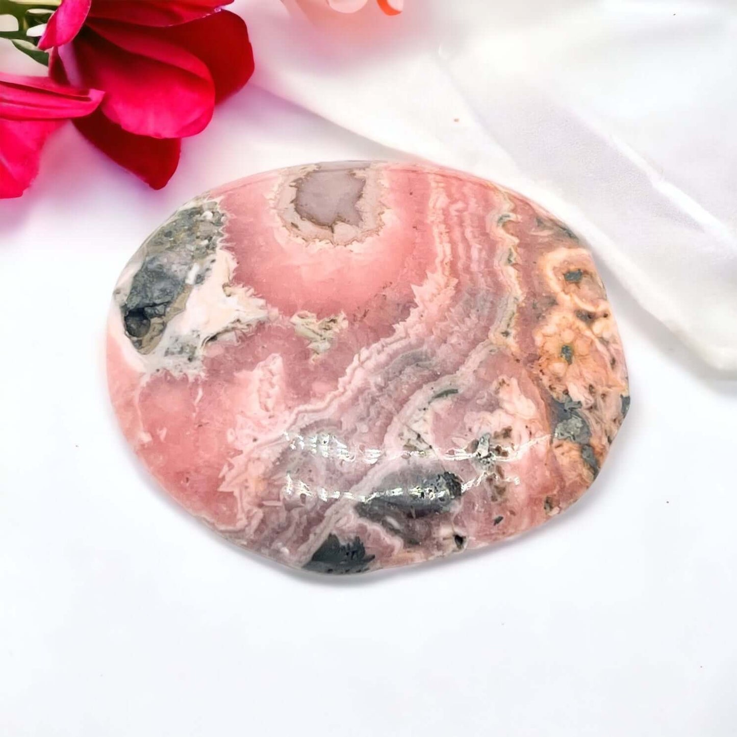 Rhodochrosite Flat Stones