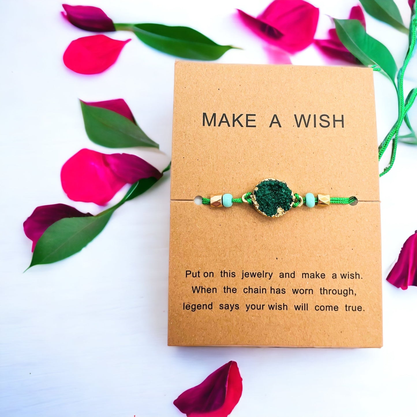 Make a wish bracelet (round)