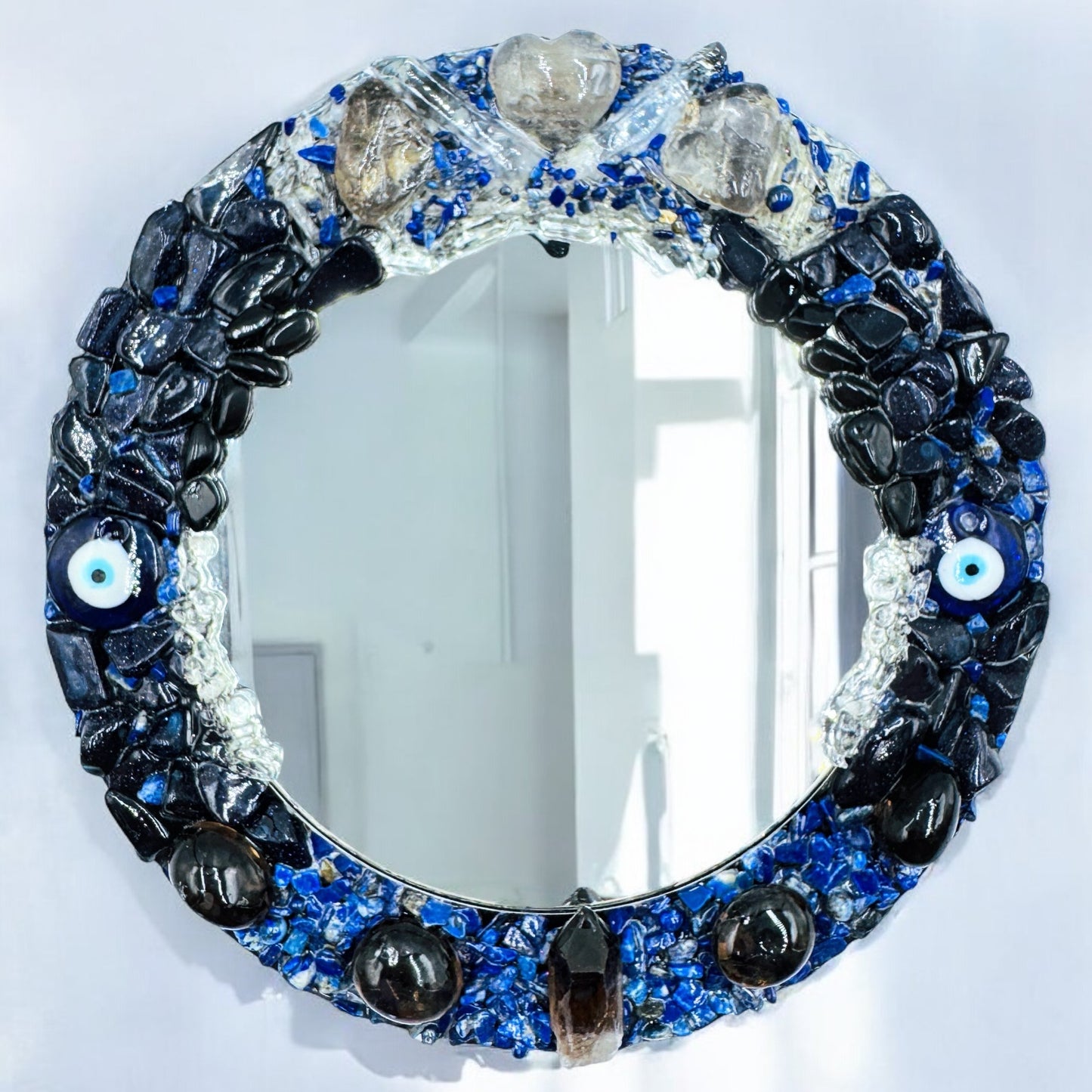 “Enchanted Protection” Crystal Mirror