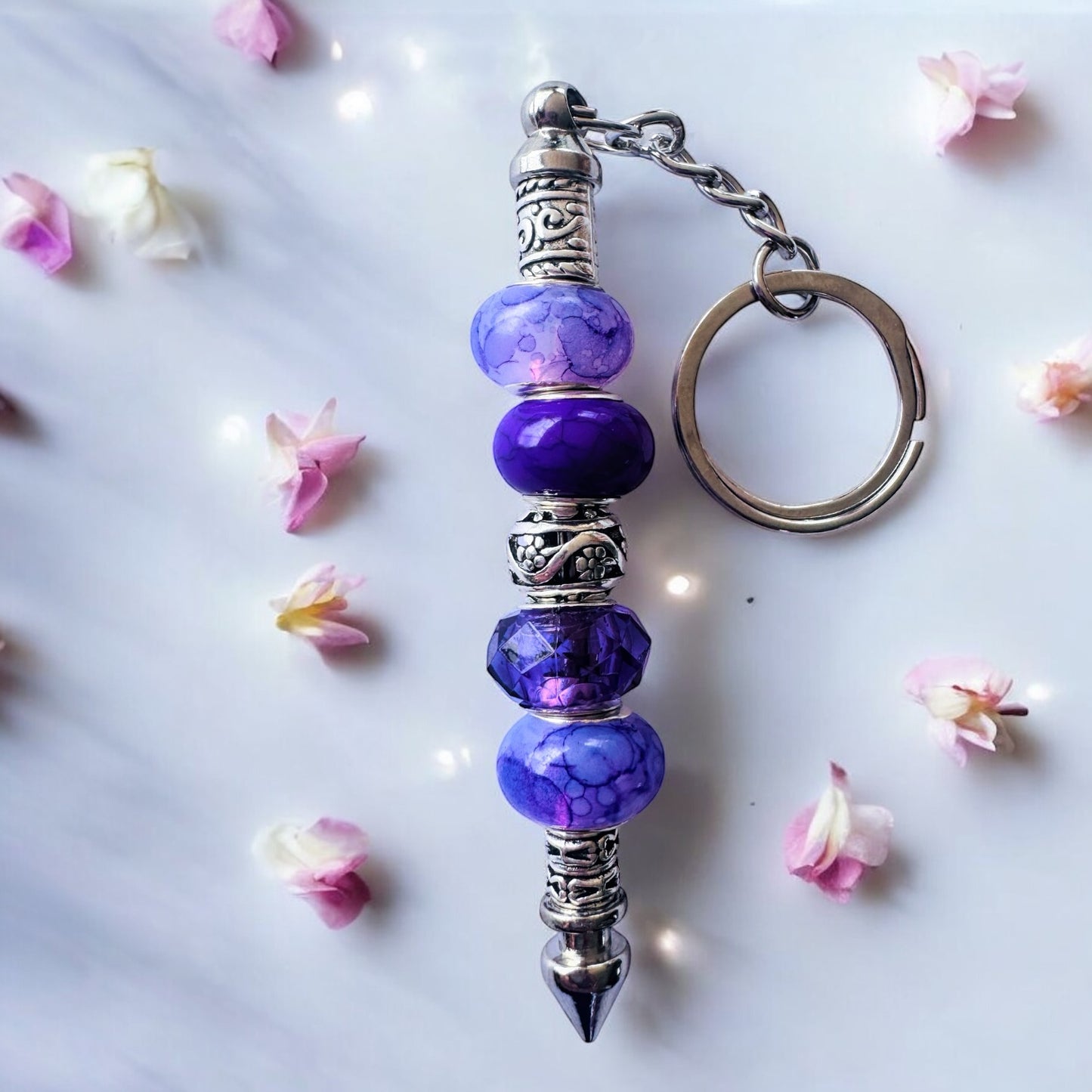 Colourful Beaded Keyrings