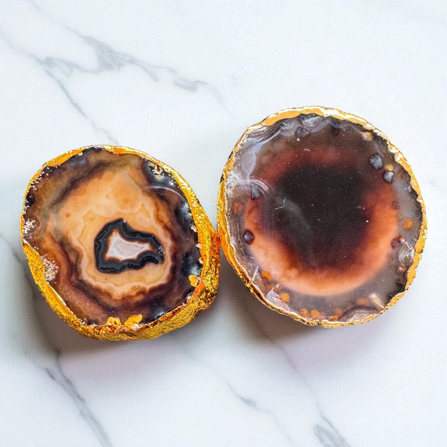 Agate Gold Edge Pop Socket.