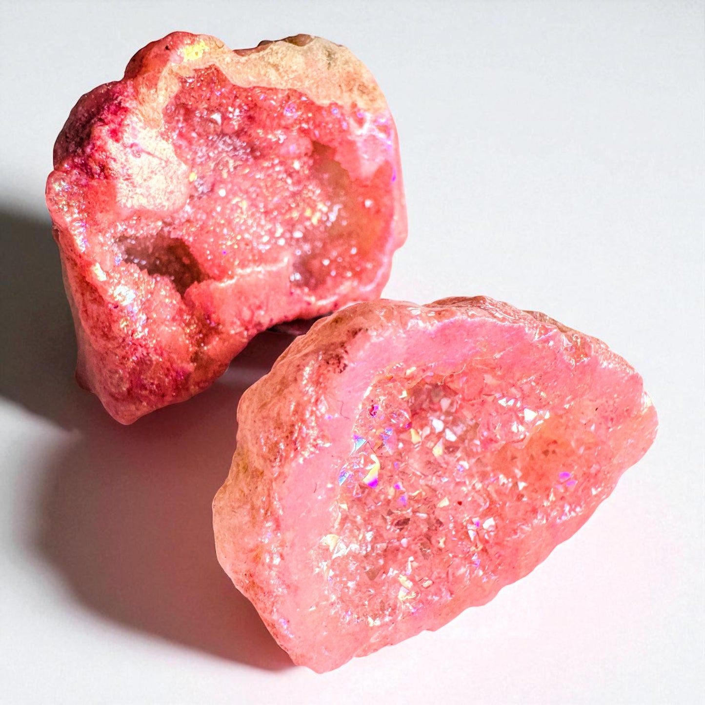 Aura Geode Car Vent Crystals.