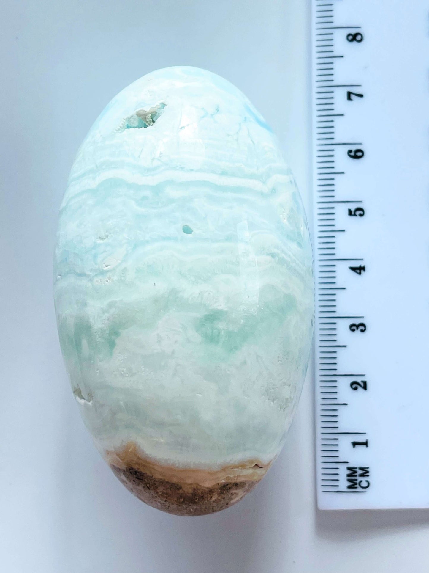 Carribbean Calcite Long Egg 173g