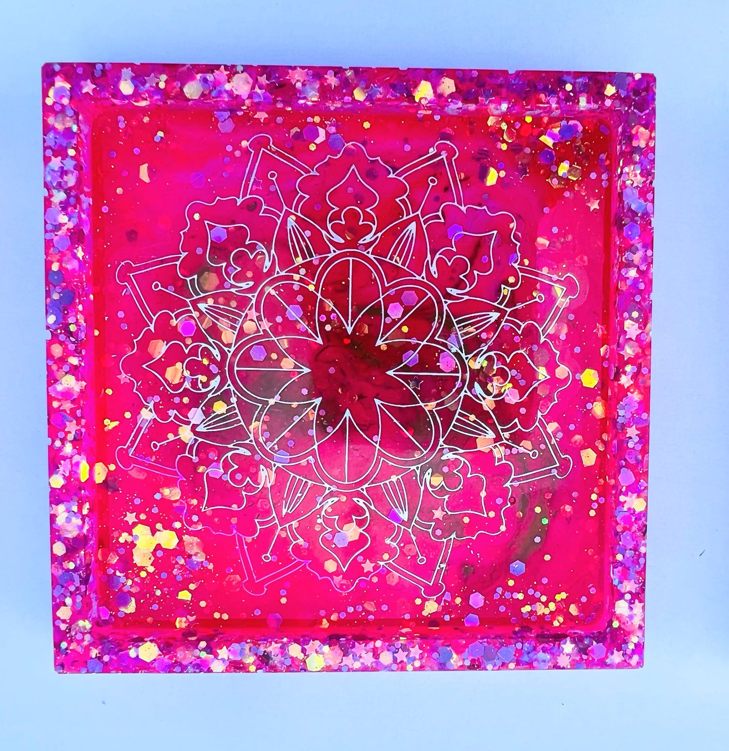 Resin Art Trinket Trays.