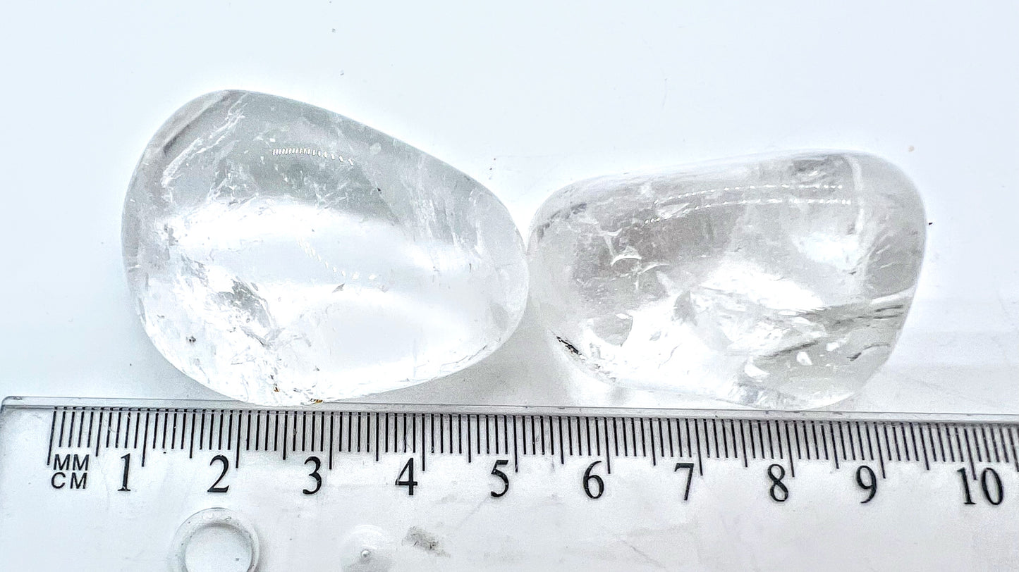 Large Clear Quartz Tumble.
