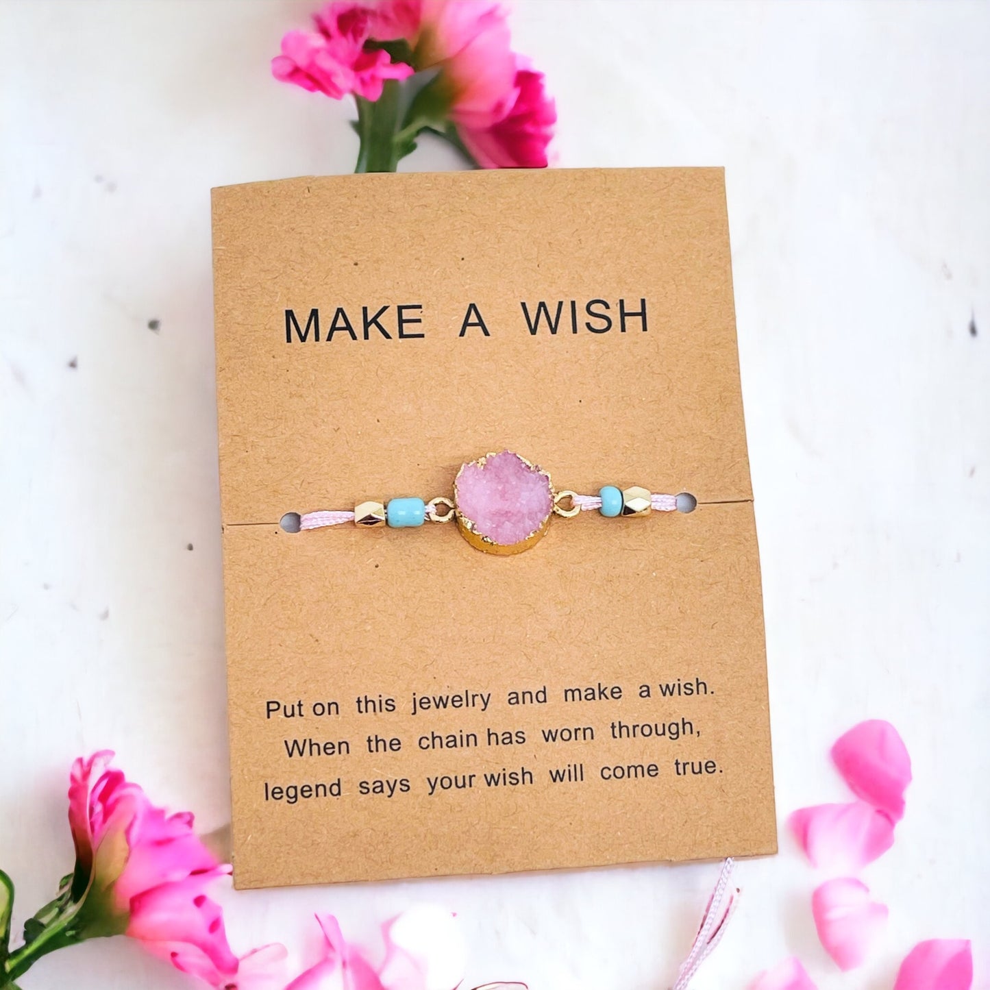 Make a wish bracelet (round)