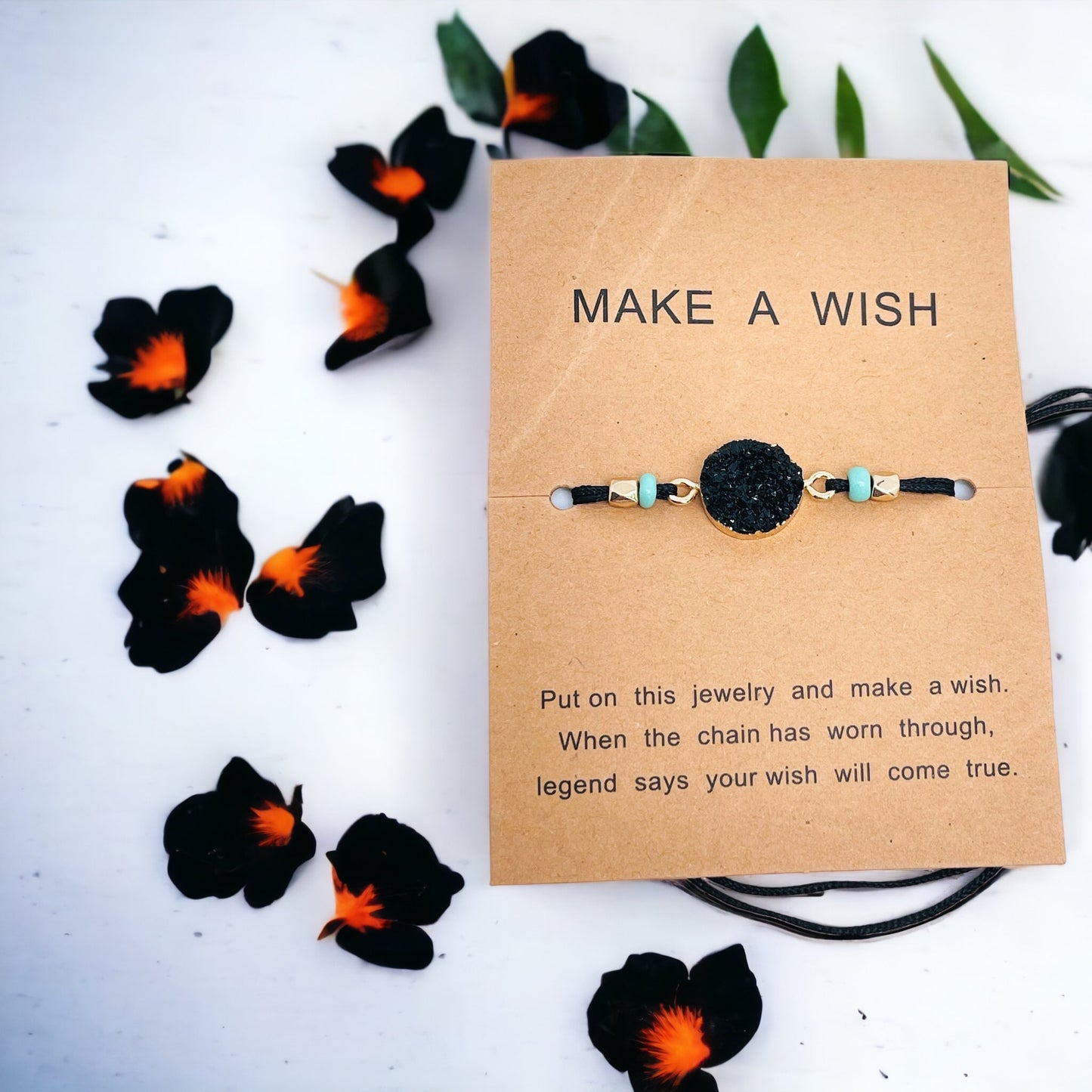 Make a wish bracelet (round)
