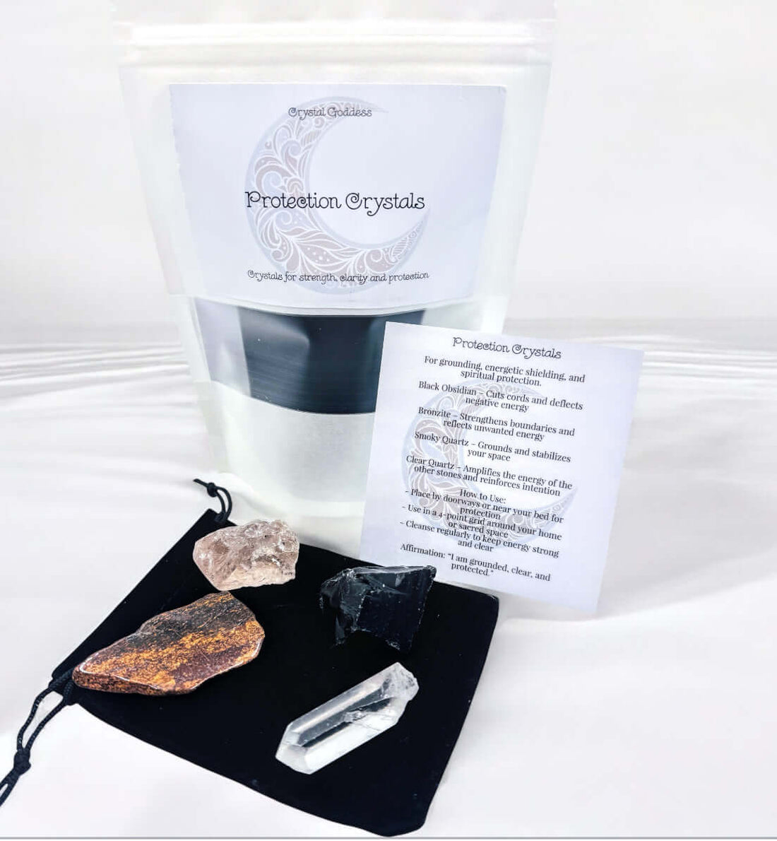 Protecting your energy with crystals.