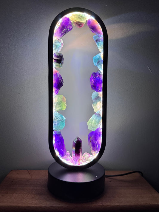Fluorite Lamp #2 (resin Coated)