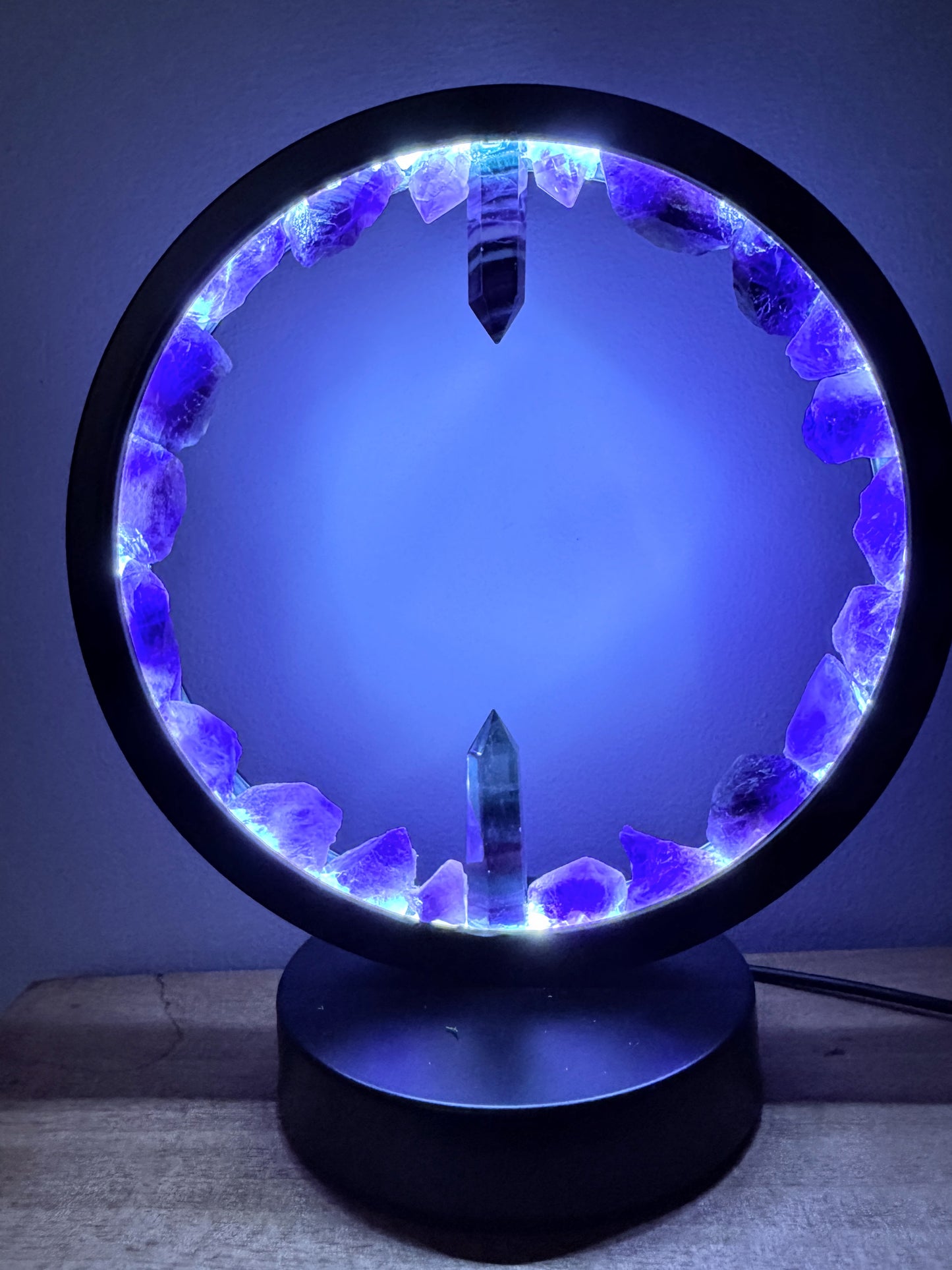 Amethyst Circle Lamp #2