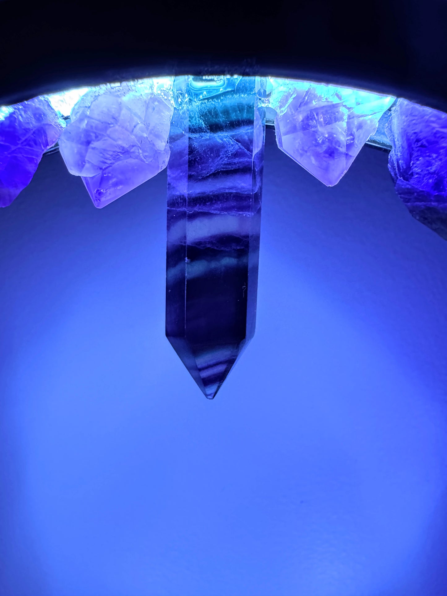 Amethyst Circle Lamp #2
