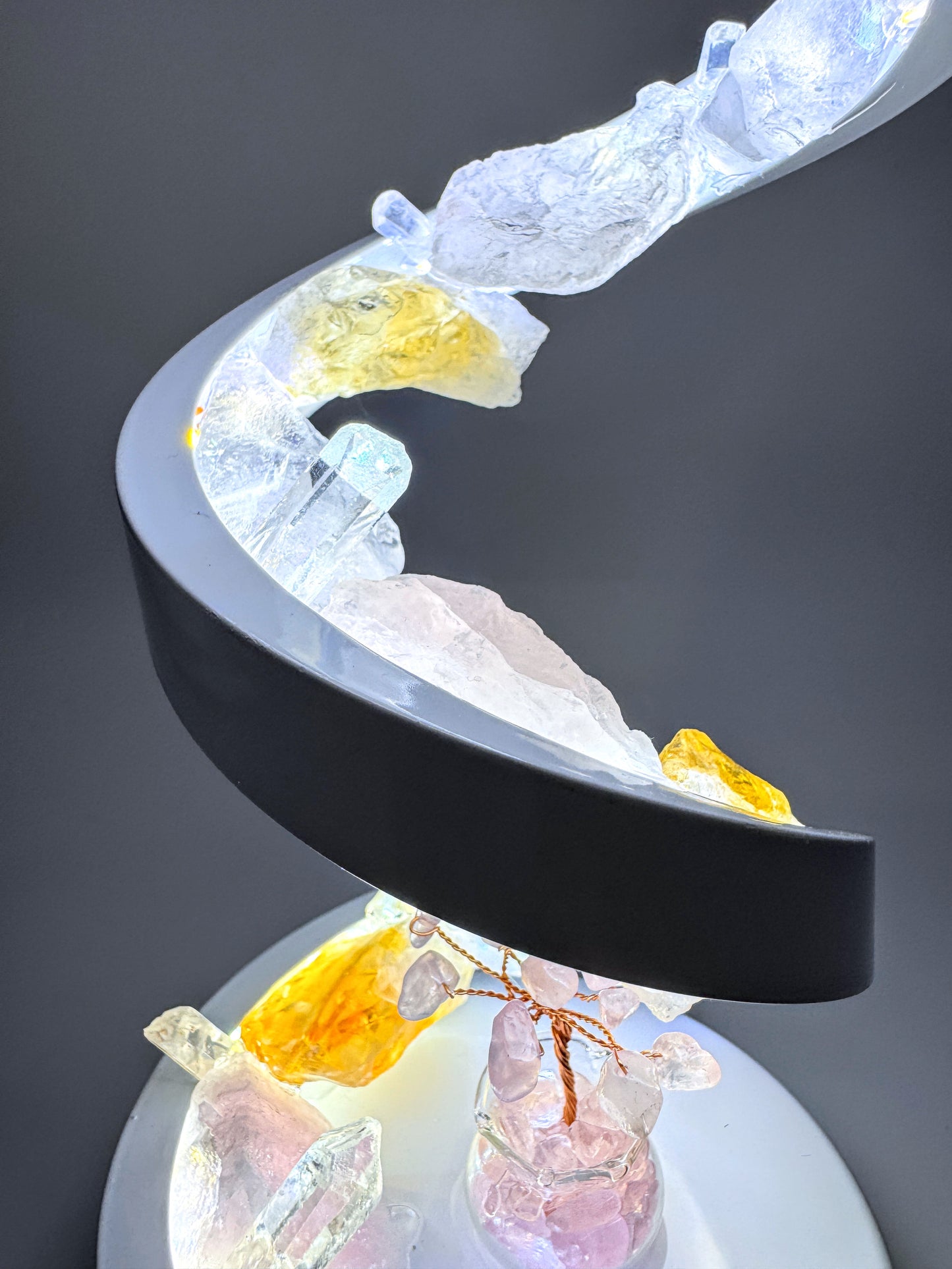 Crystal Lamp  - “Helia Bloom”.