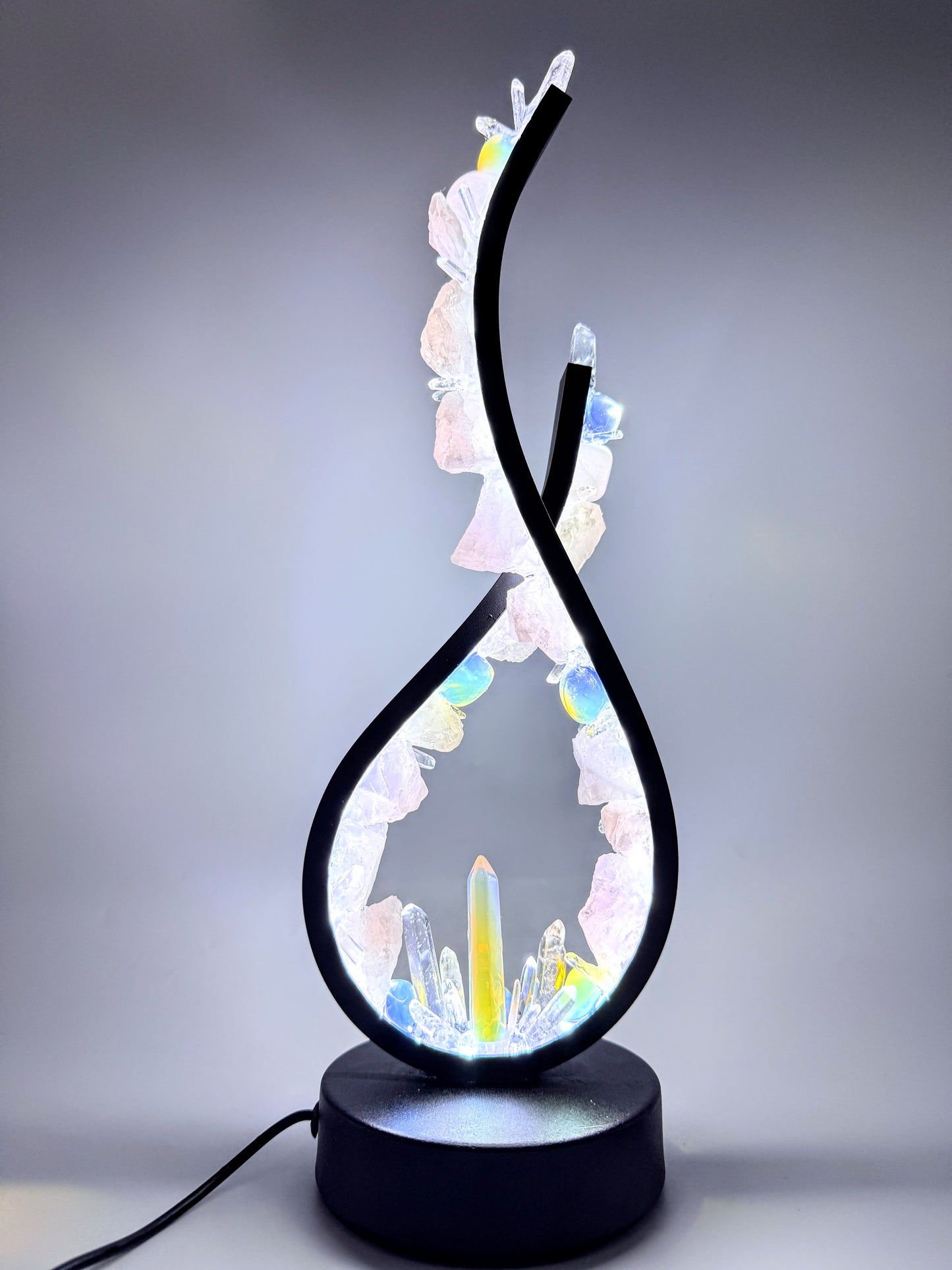 Flame Crystal Lamp “opal Flame”